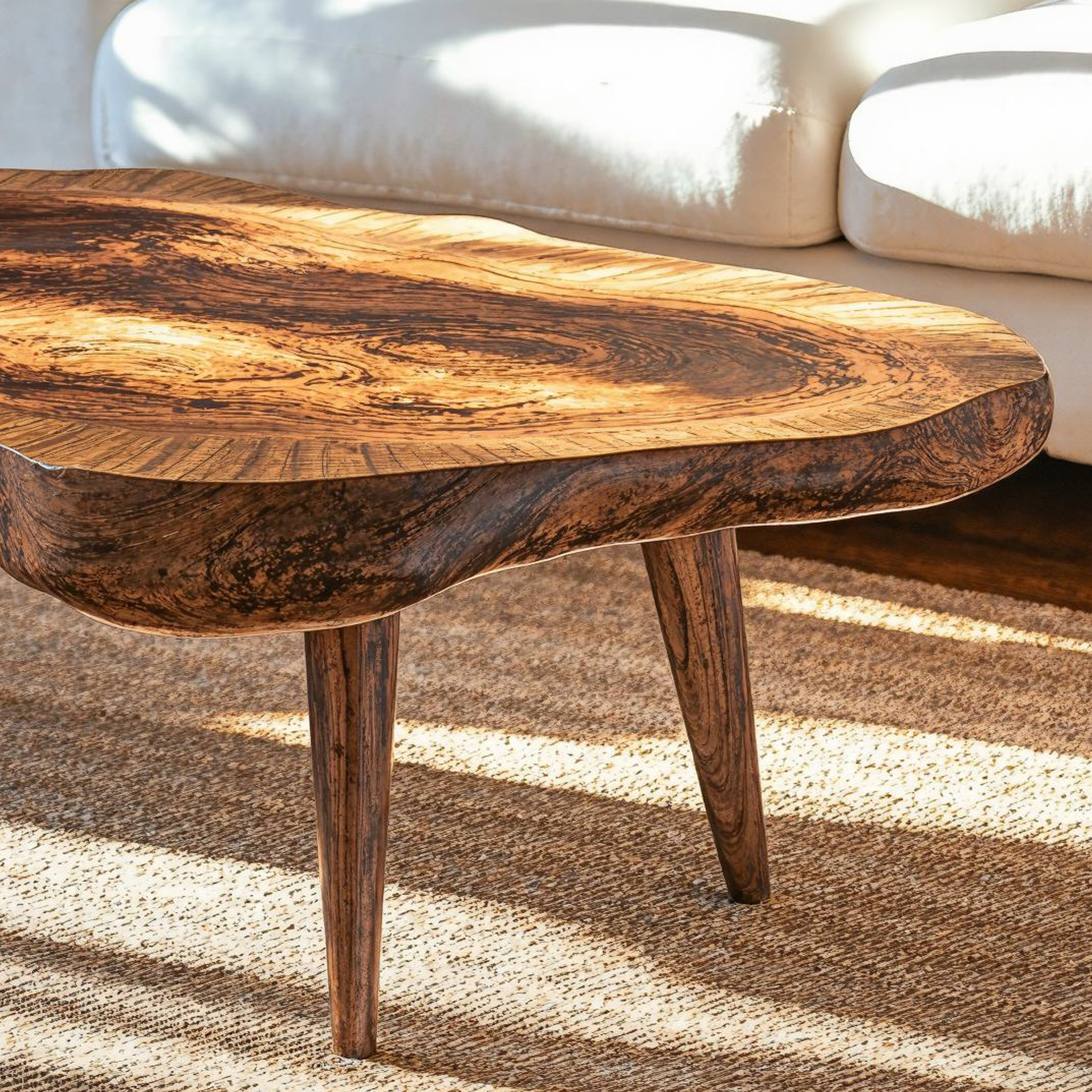 Handcrafted Wood Coffee Table End Table SILDTCF080