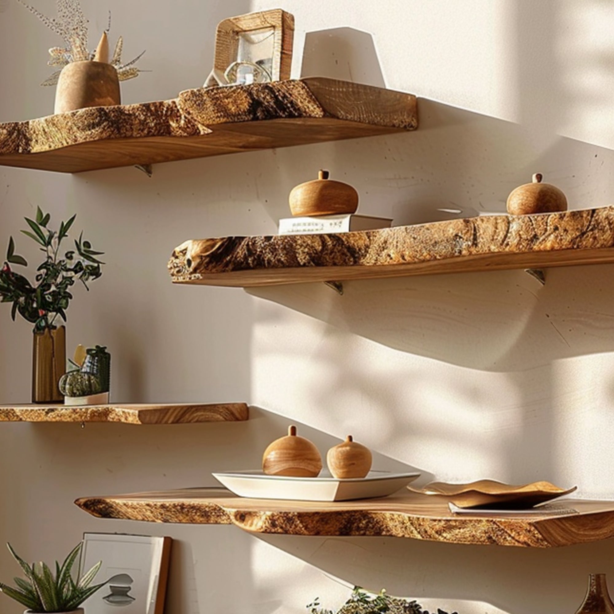 Live Edge Floating Shelves Wall Shelves SILDTFL096