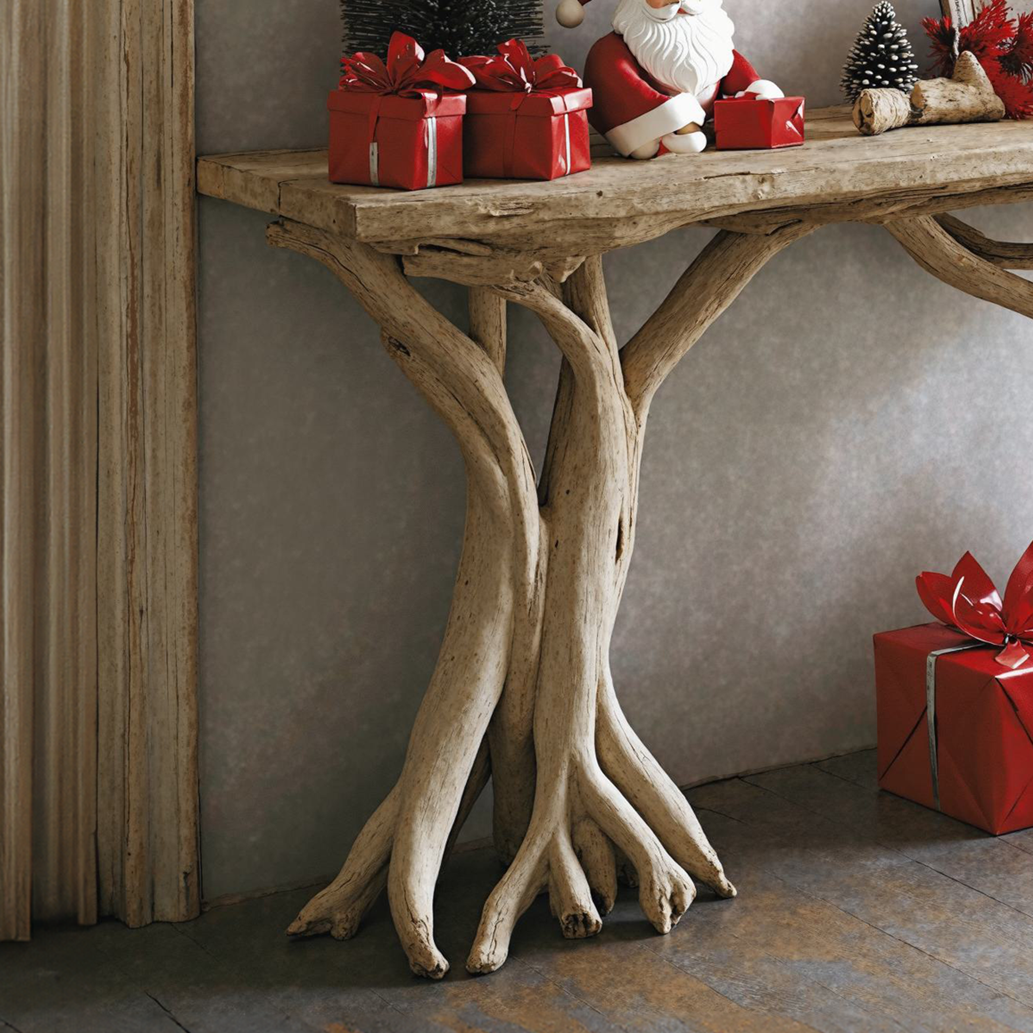 Narrow Christmas Console Table Side Table SILDTCSC004