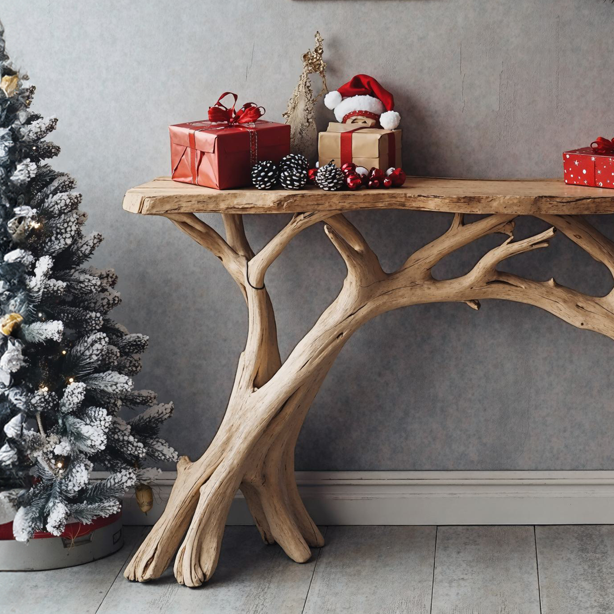 Narrow Christmas Console Table SILDTCSC005