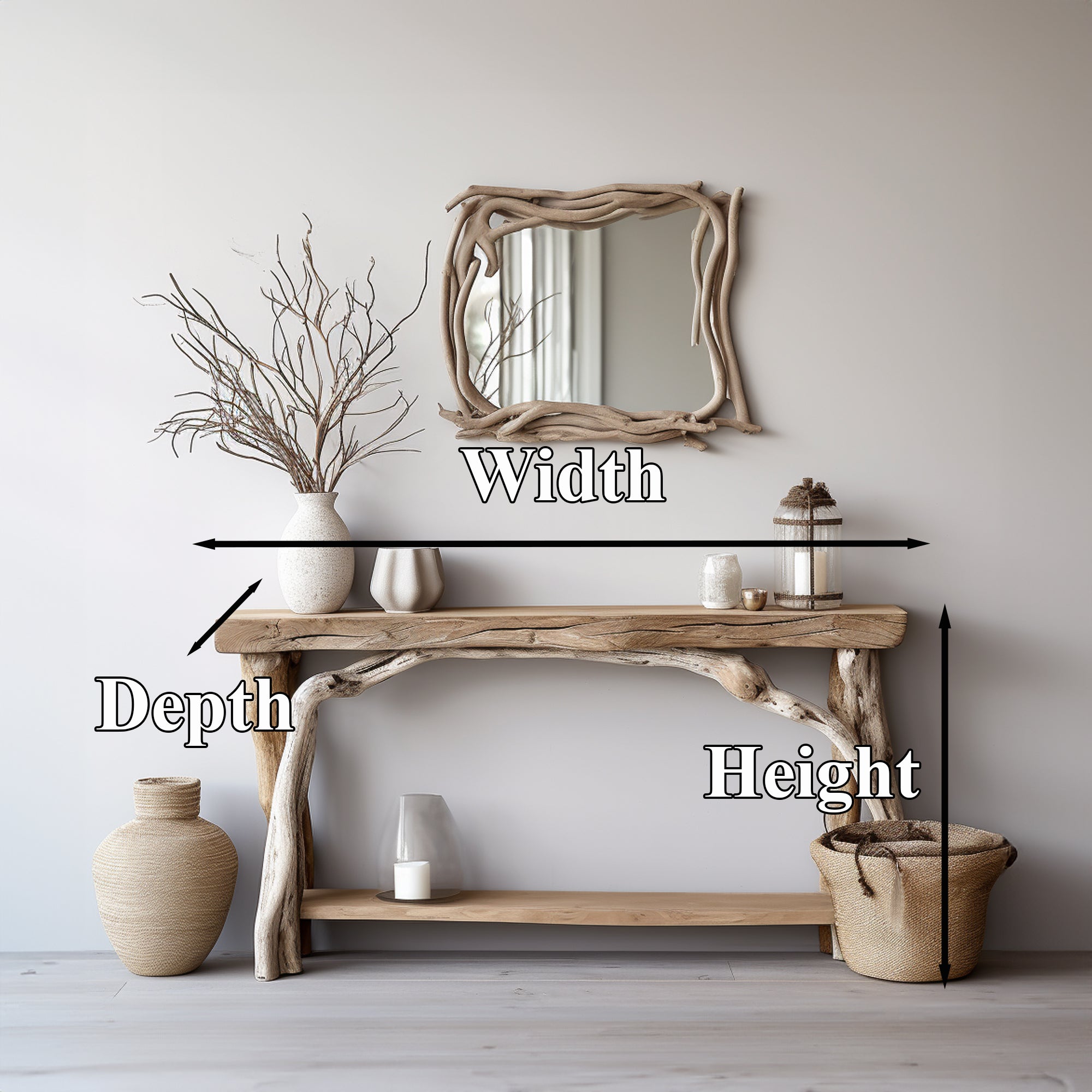 Console Table Solid Wood CT25