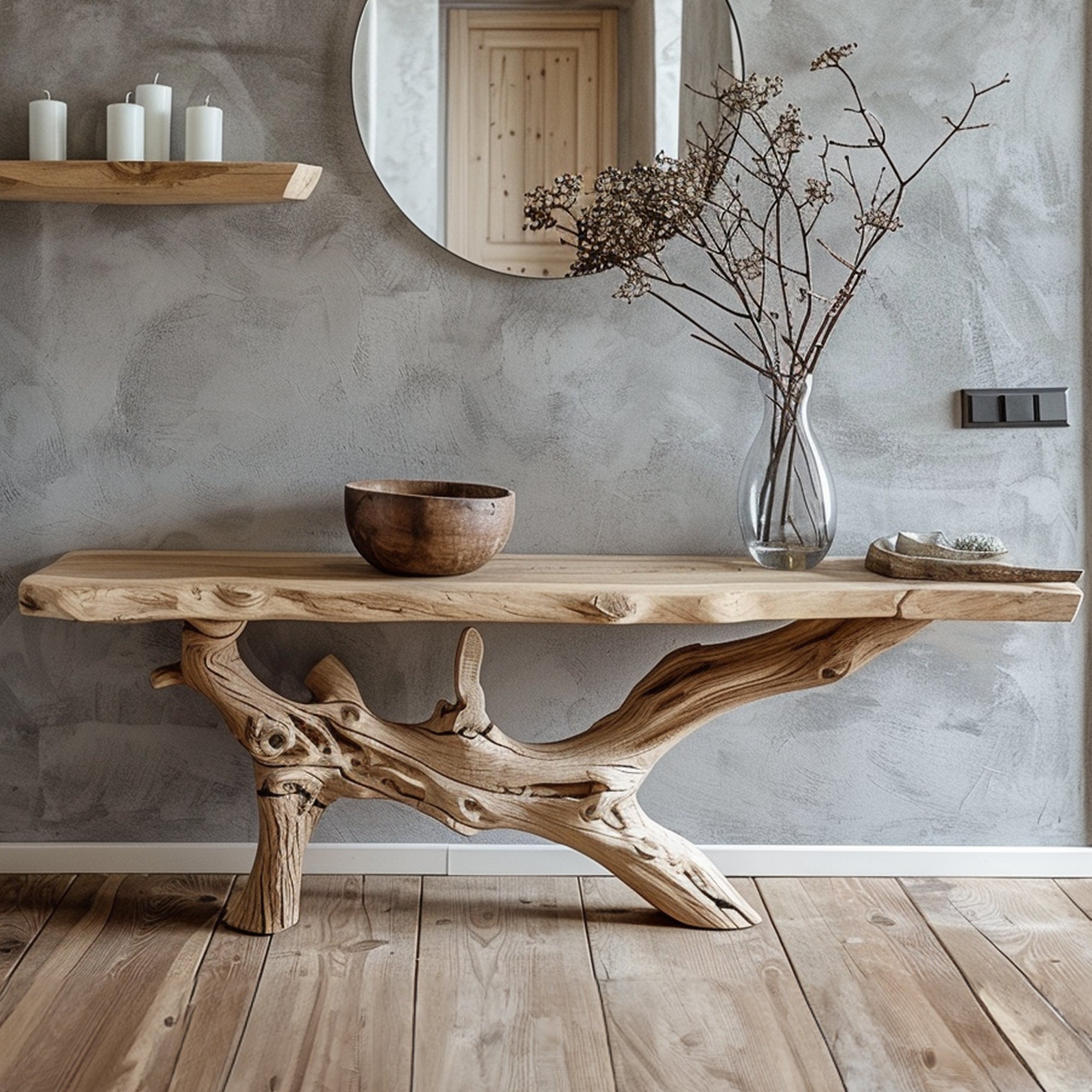 Reclaimed Wood Entryway Table CT24