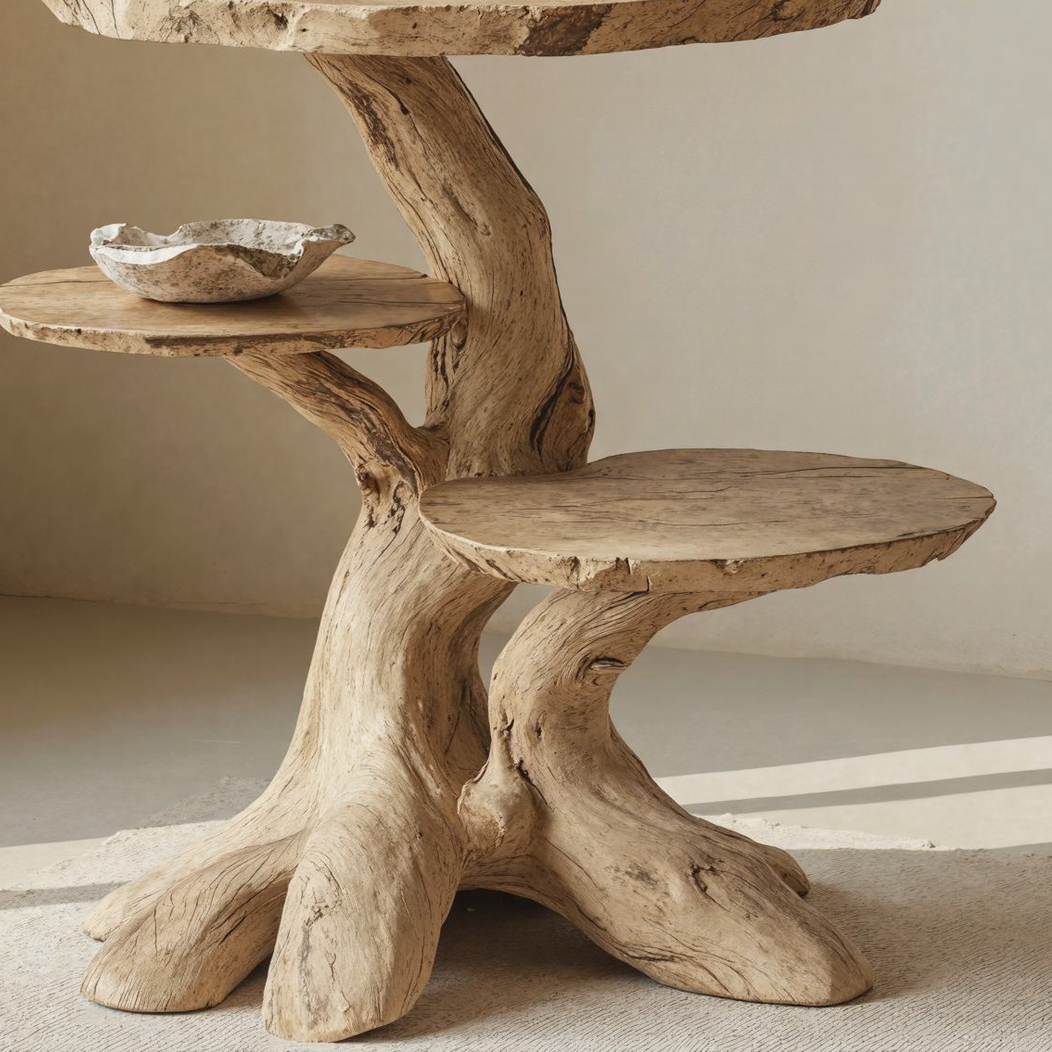 Handcrafted Multi-Tier End Table Rustic End Table SILDTEN029