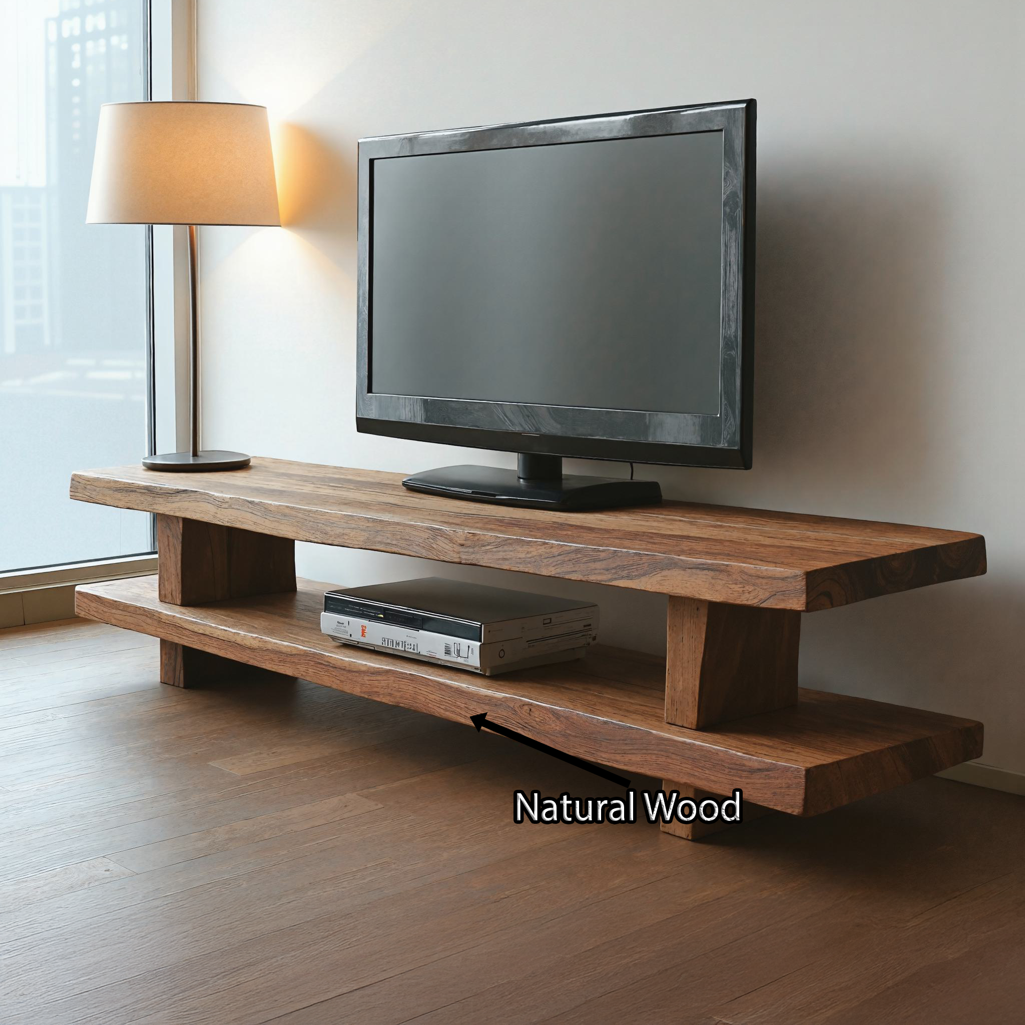 Modern Wood TV Stand Farmhouse TV Console SILDTTVC007