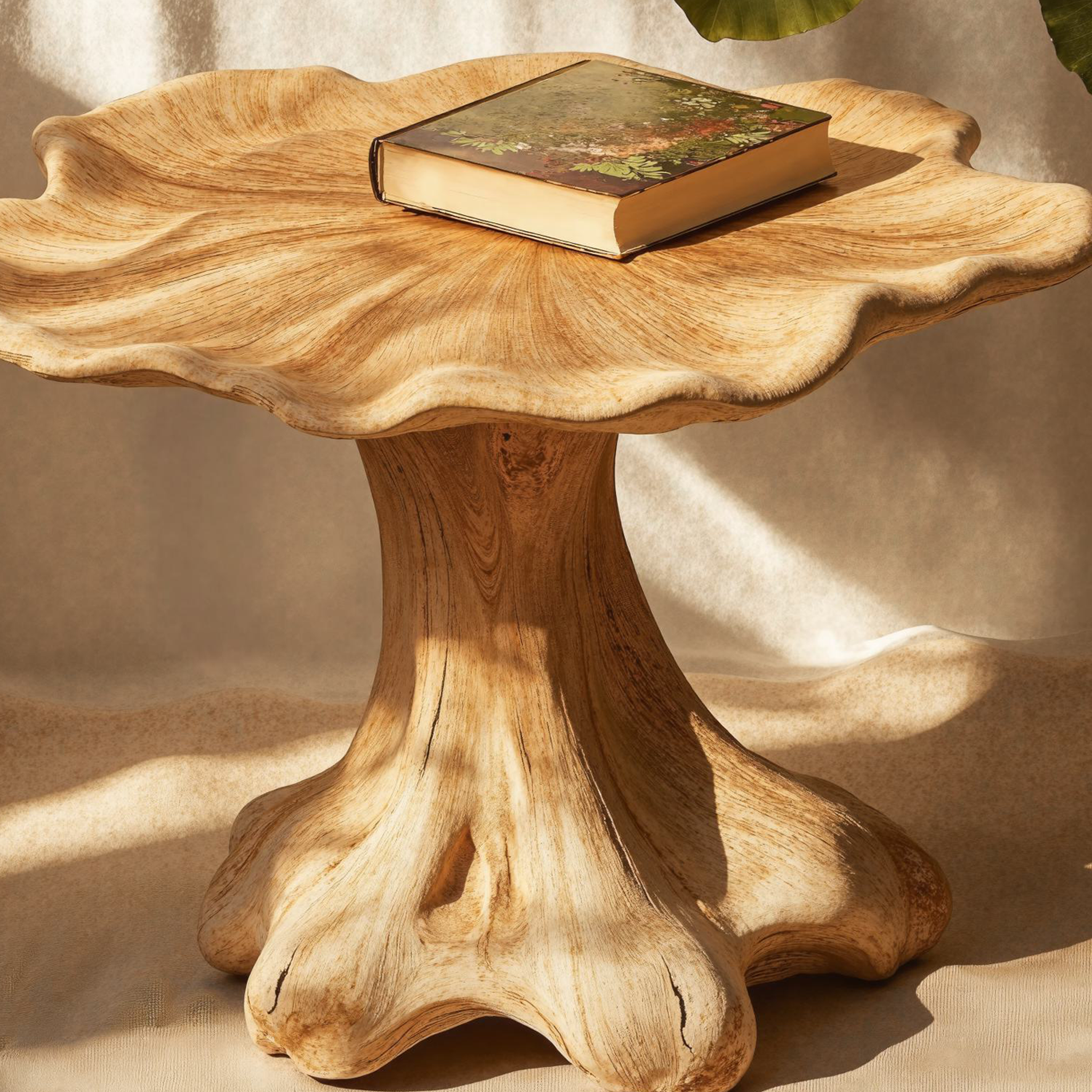 Rustic Wood End Table For Living Room Decor SILDTEN088