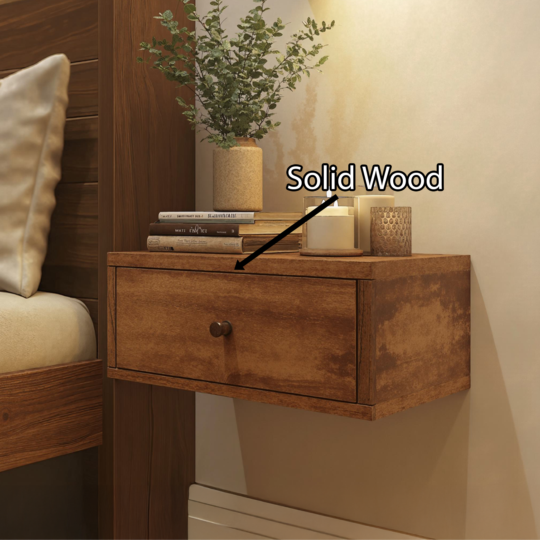 Modern Floating Nightstand SILDTNS002