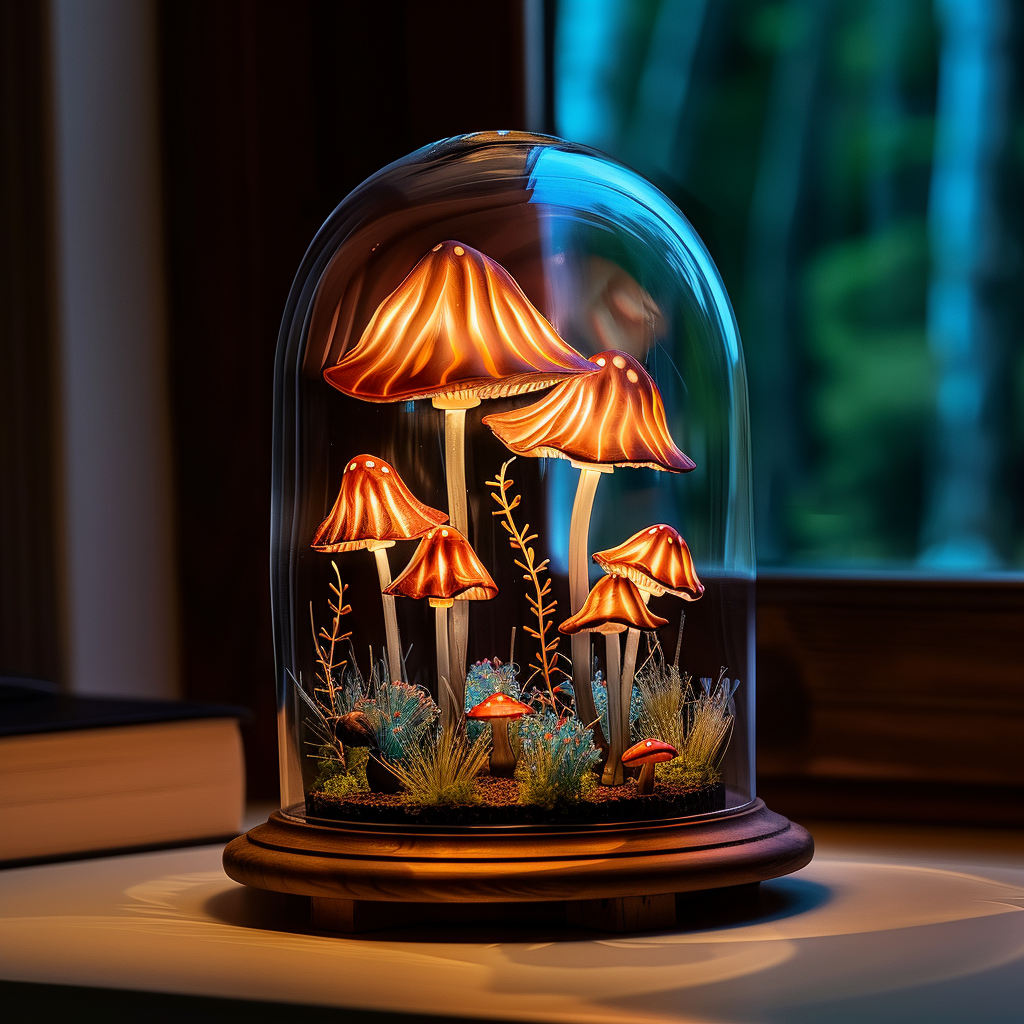 Mid Century Mushroom Night Light SILDTMR022