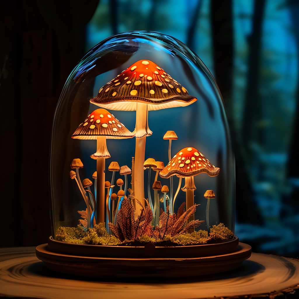 Mid Century Mushroom Night Light SILDTMR022