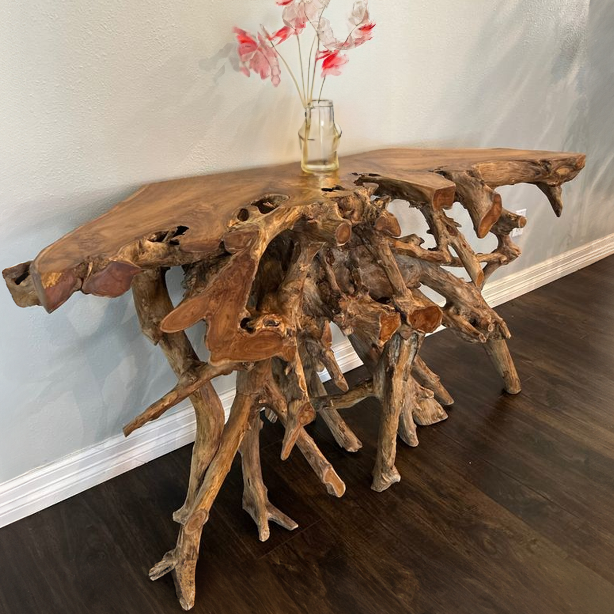 Rustic Teak Root Coffee Table SINLCF006