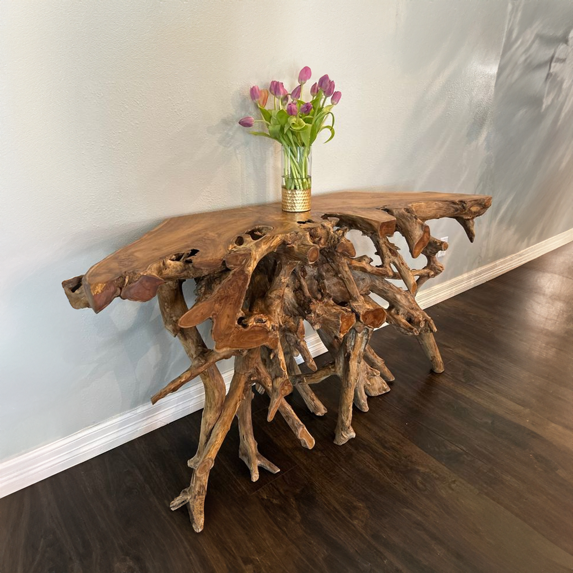 Rustic Teak Root Coffee Table SINLCF006