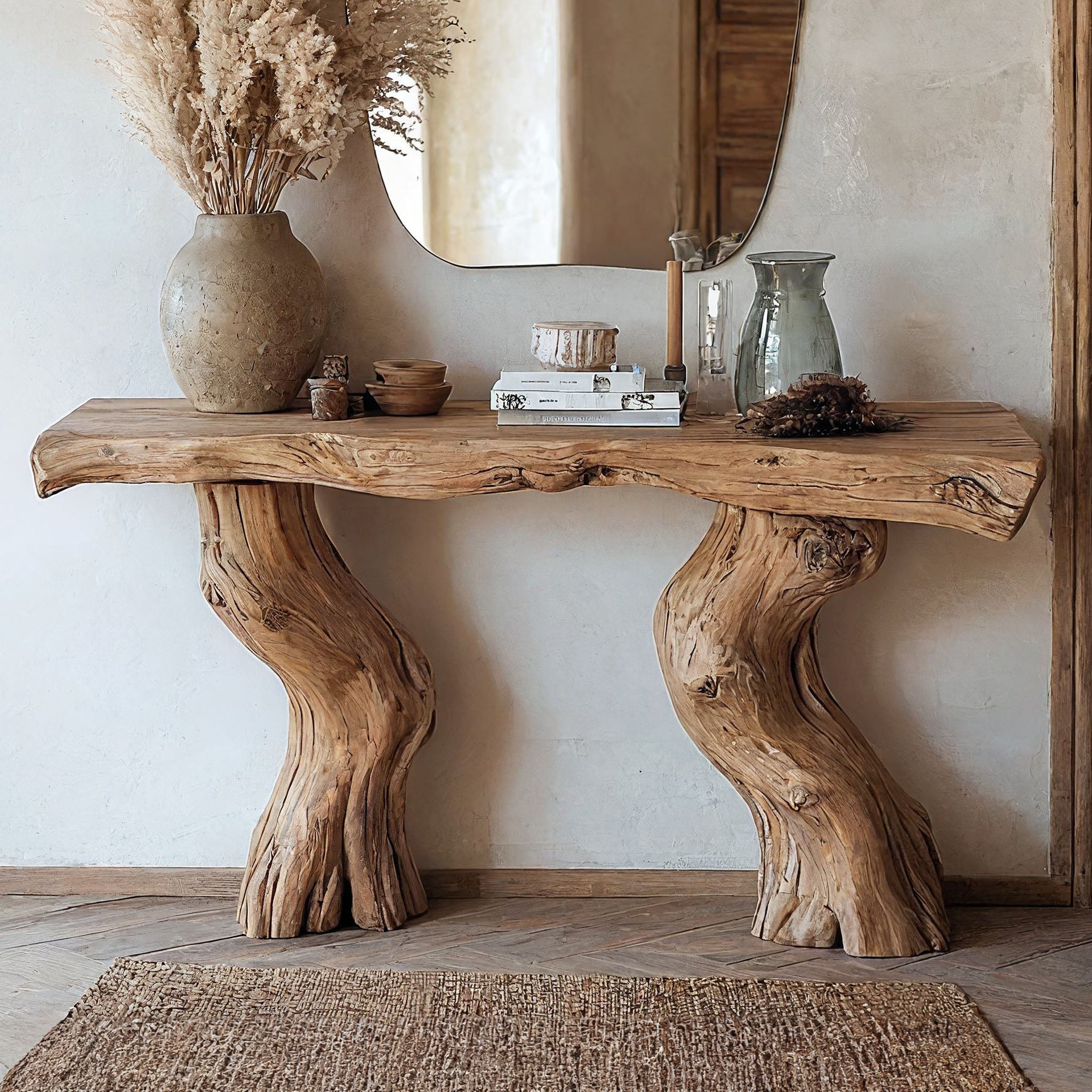 Reclaimed Wood Entry Console Table SILDTCS074