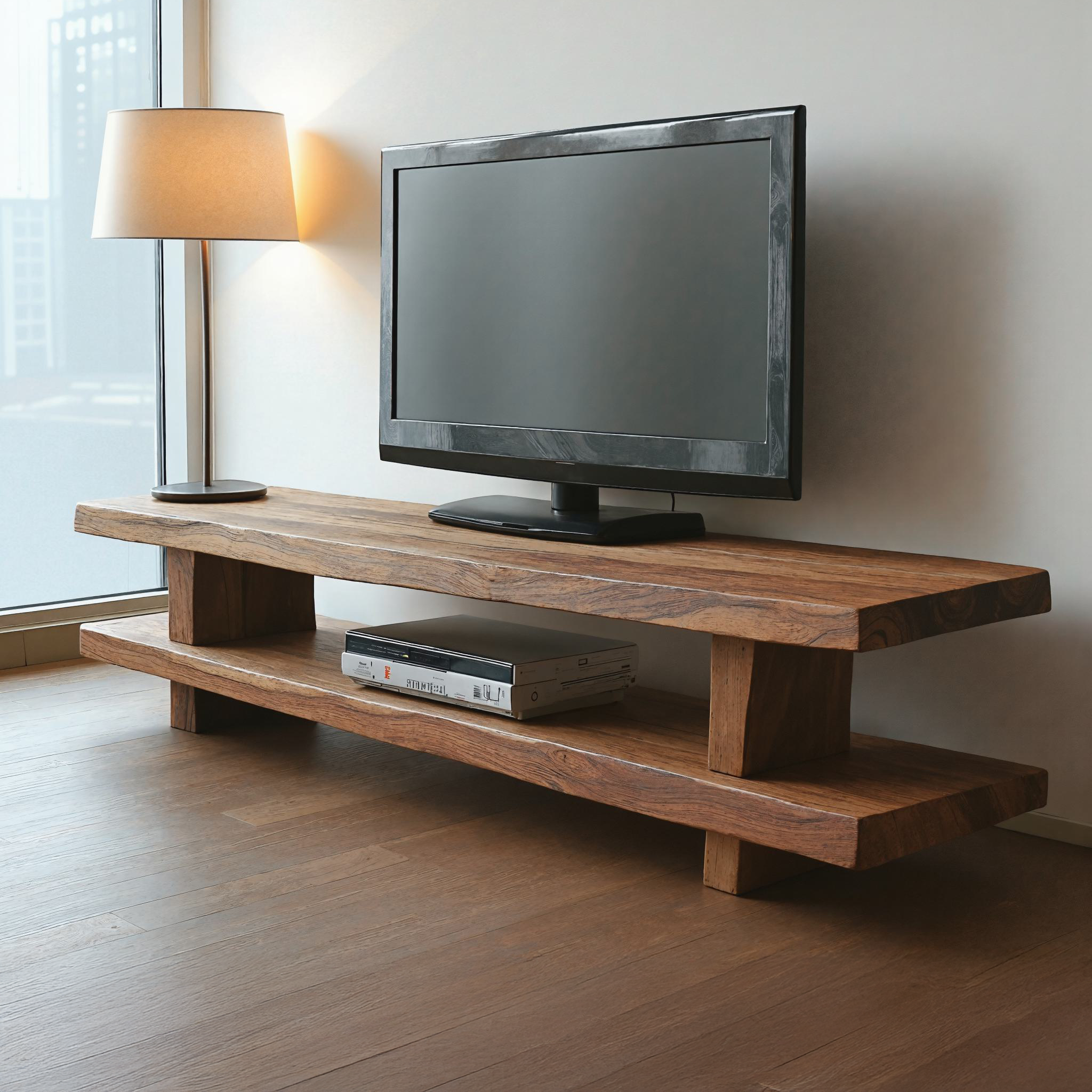 Modern Wood TV Stand Farmhouse TV Console SILDTTVC007