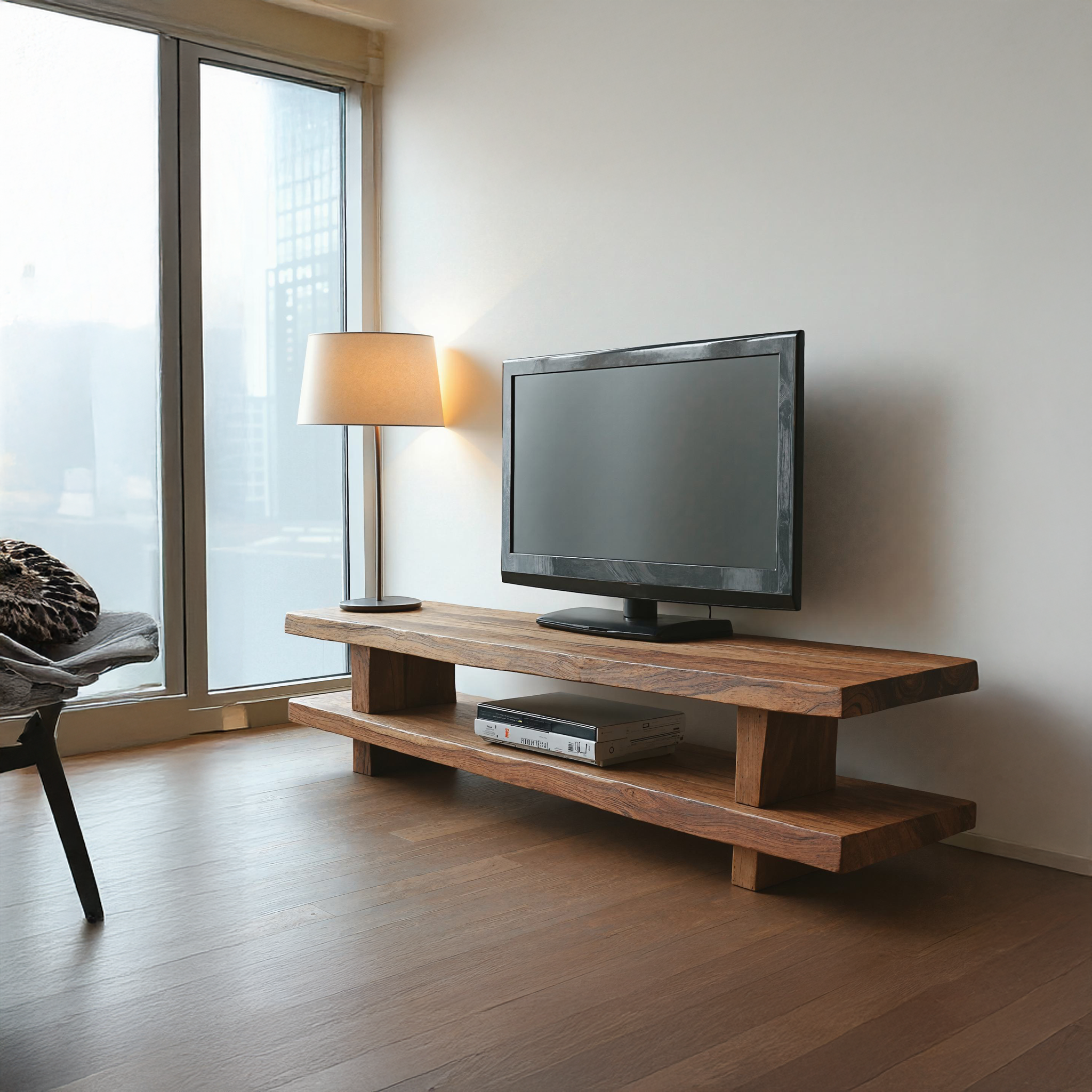 Modern Wood TV Stand Farmhouse TV Console SILDTTVC007