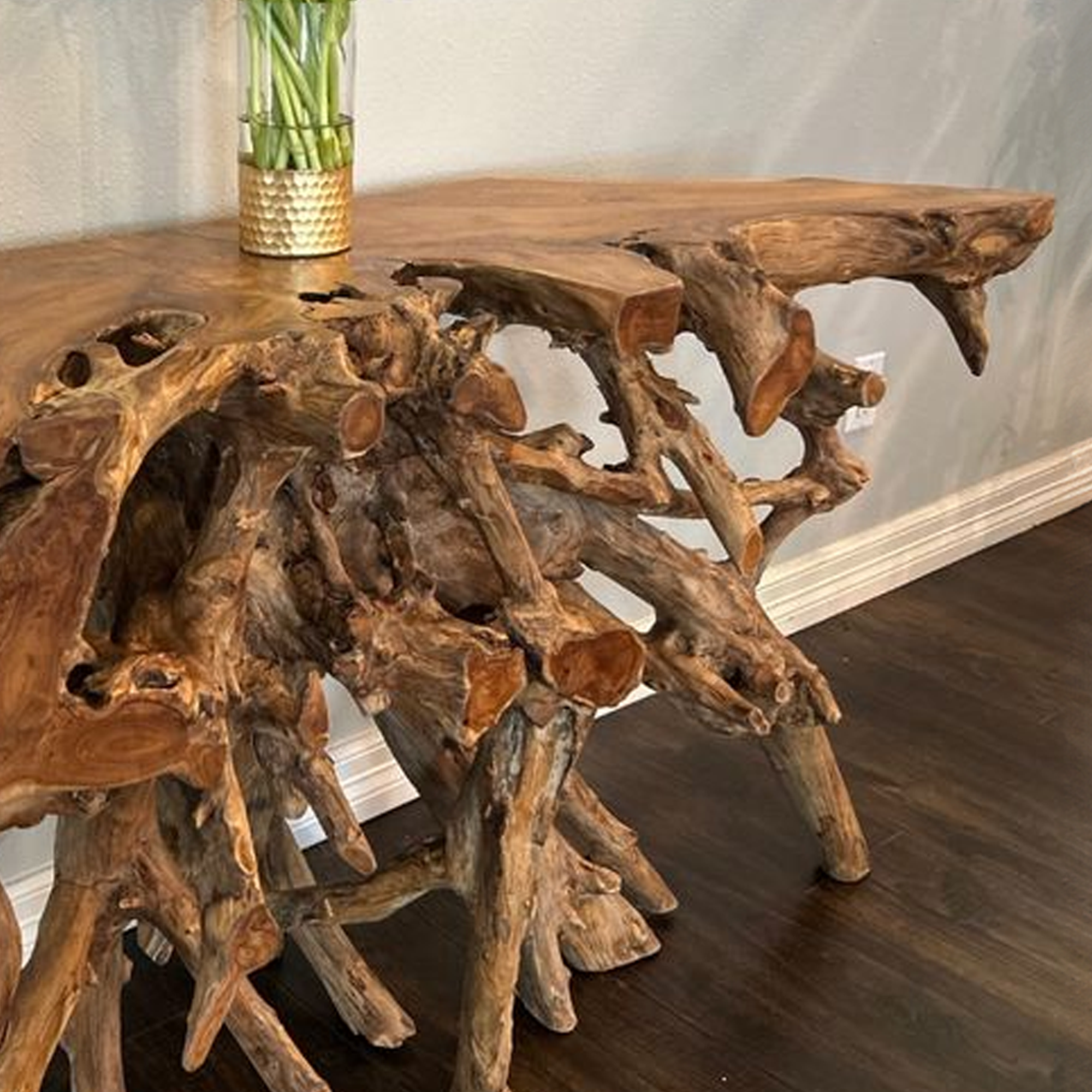 Rustic Teak Root Coffee Table SINLCF006