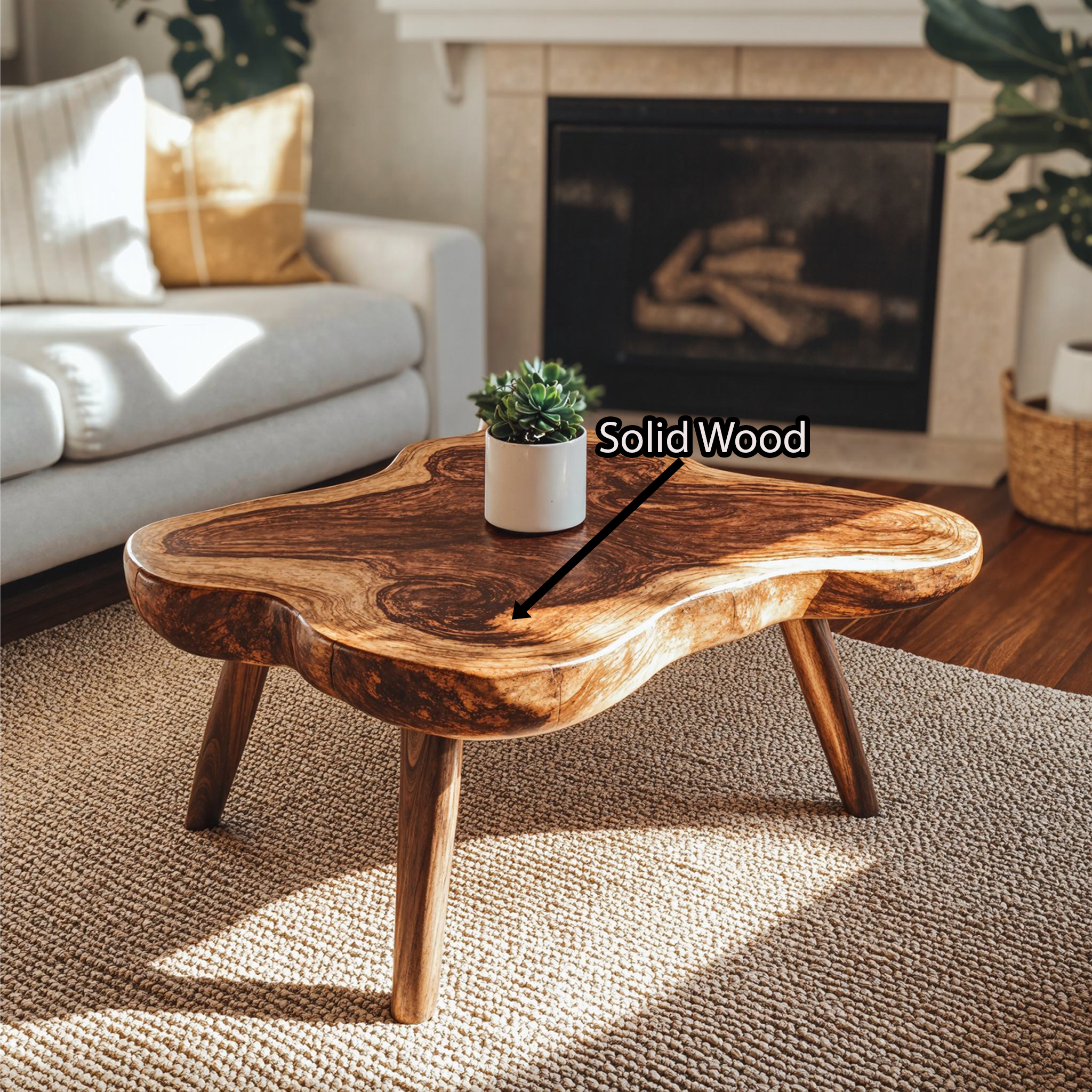 Reclaimed Wood Coffee Table Sofa Table SILDTCF083