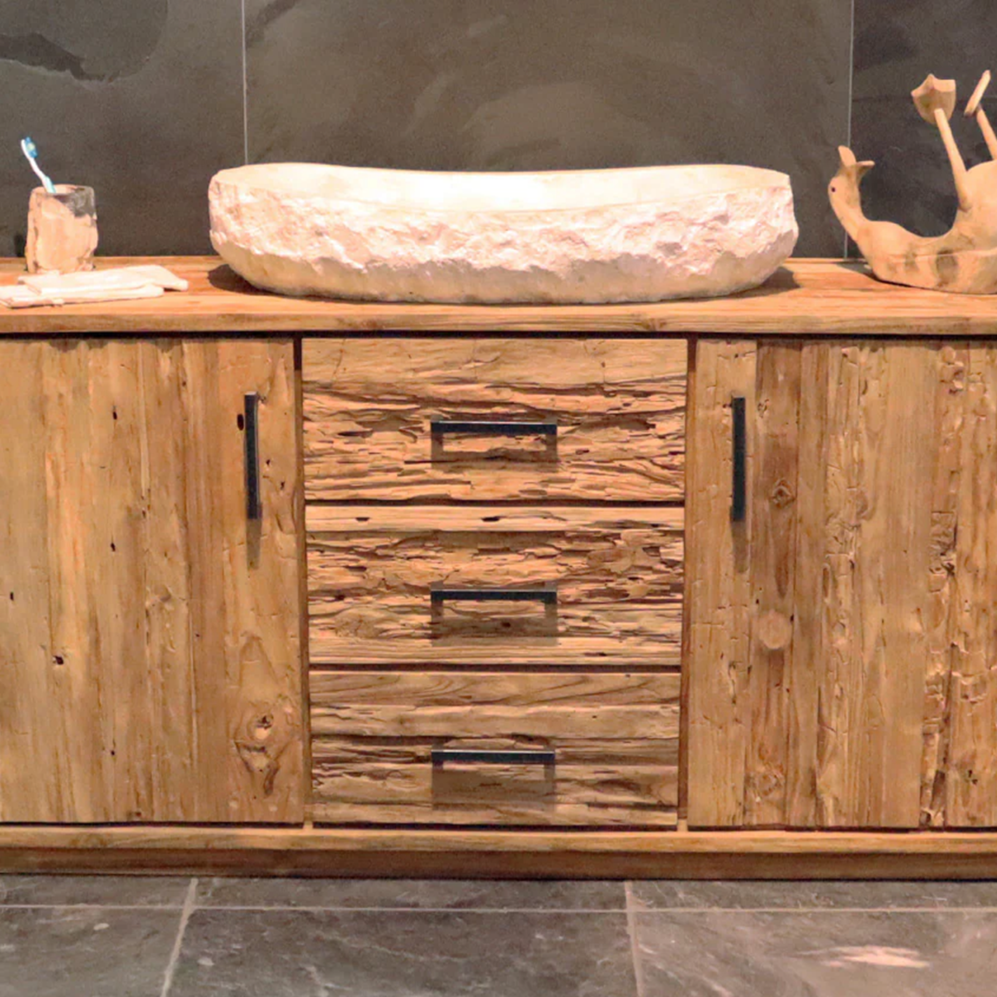 Unique Bathroom Rustic Vanity SINLBRV016