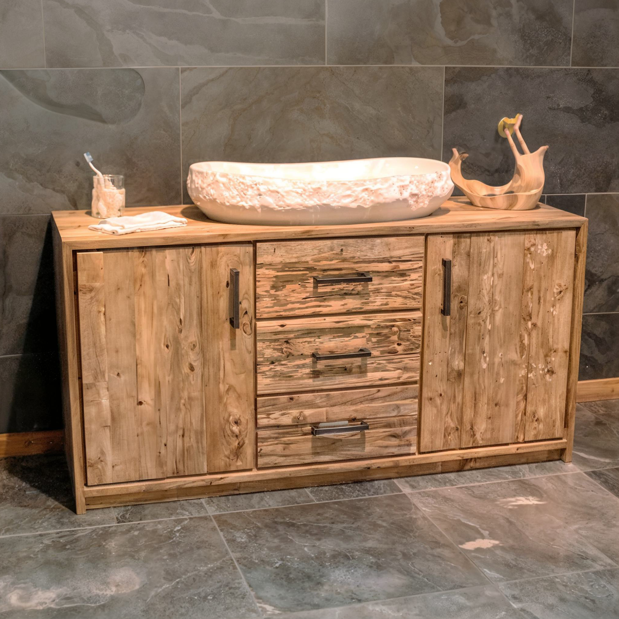 Unique Bathroom Rustic Vanity SINLBRV016