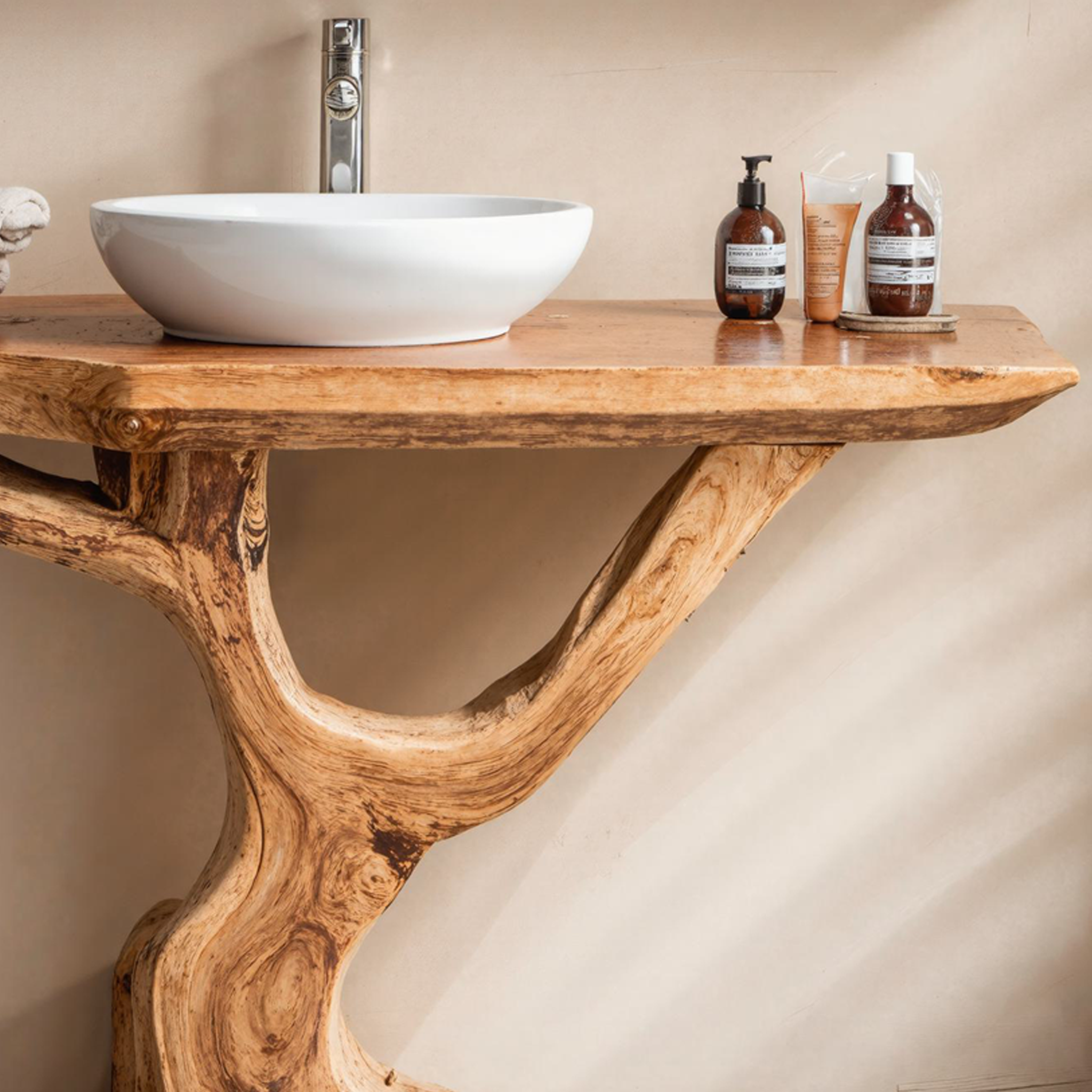 Live Edge Vanity Vessel Sink SILDTBRV002