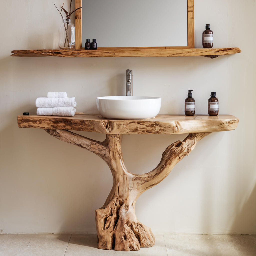 Live Edge Vanity Vessel Sink SILDTBRV002