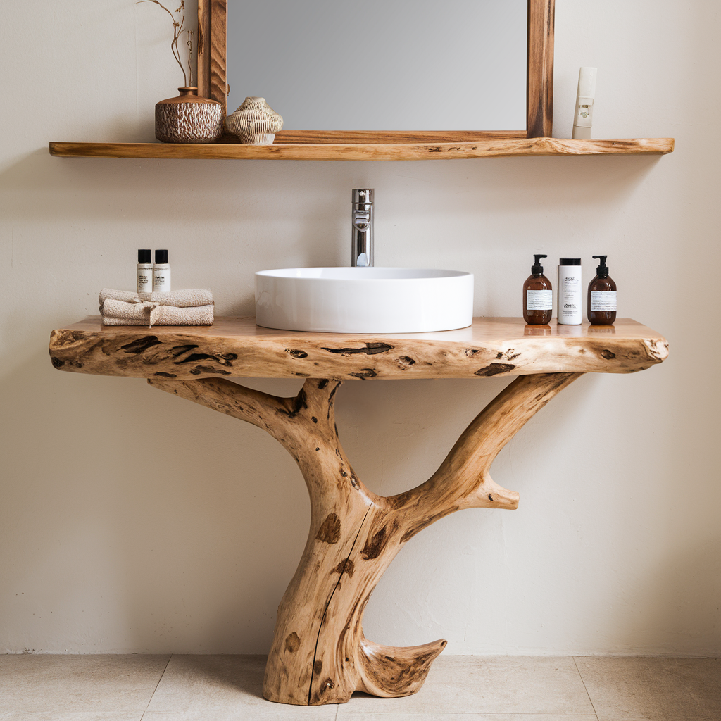 Live Edge Vanity Vessel Sink SILDTBRV002