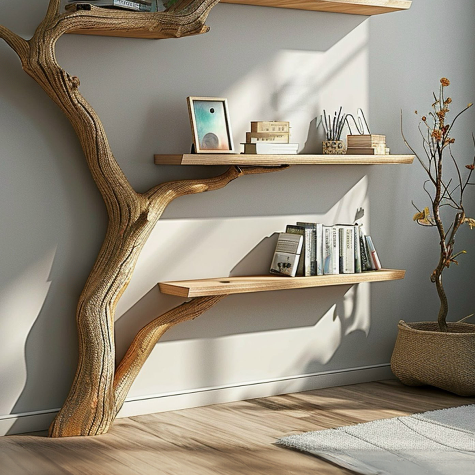 Tree Branch Bookshelf Decorations SINLTB068