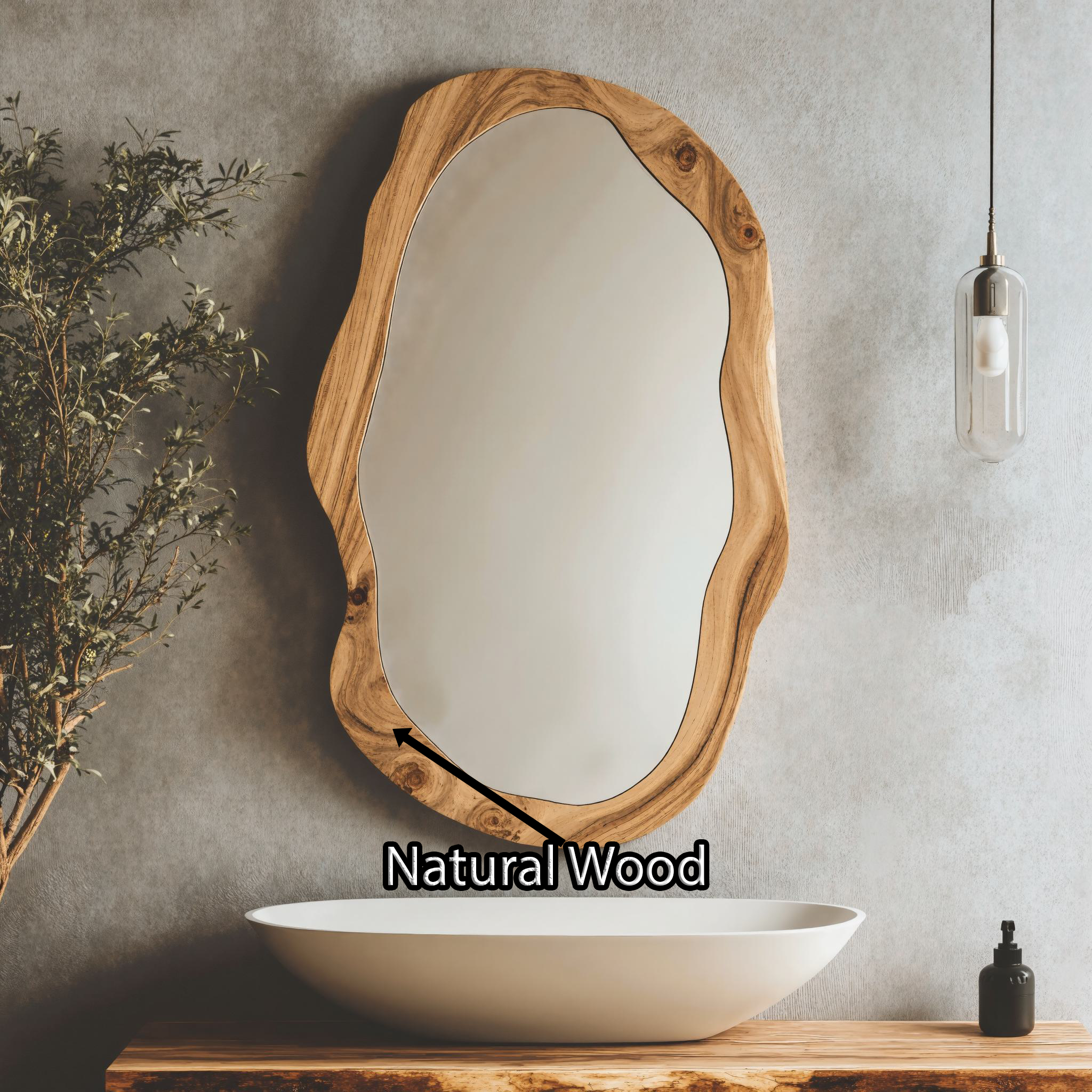 Wall Mirror Decorative For Entryway Hall SILDTMI004