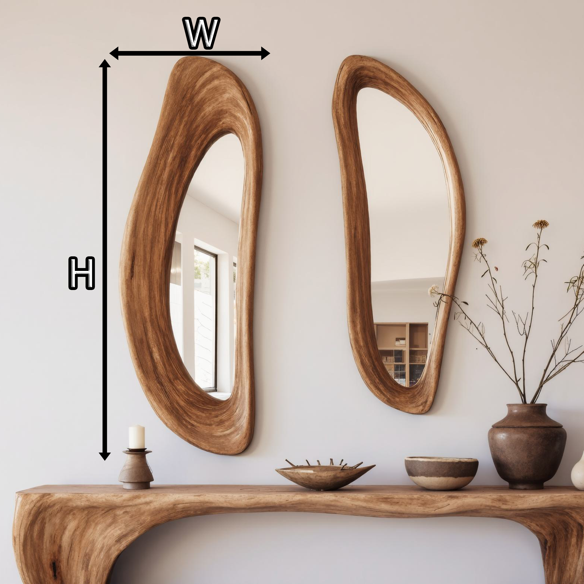 Decorative Framed Wall Mirror SILDTMI022