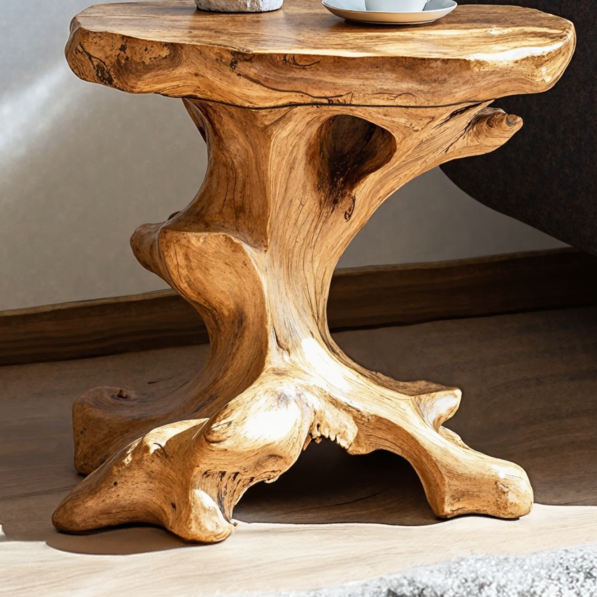 Farmhouse Wood End Table Rustic End Table SILDTEN012