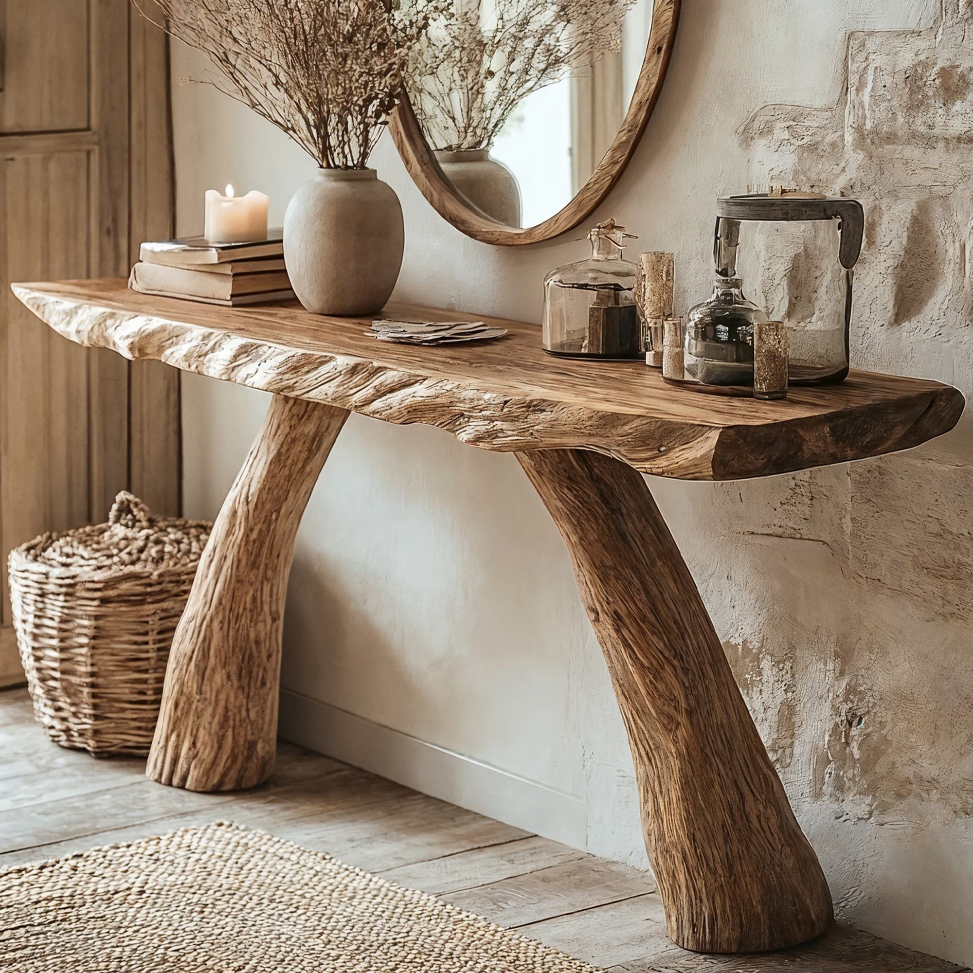 Rustic Hallway Console Table CT48