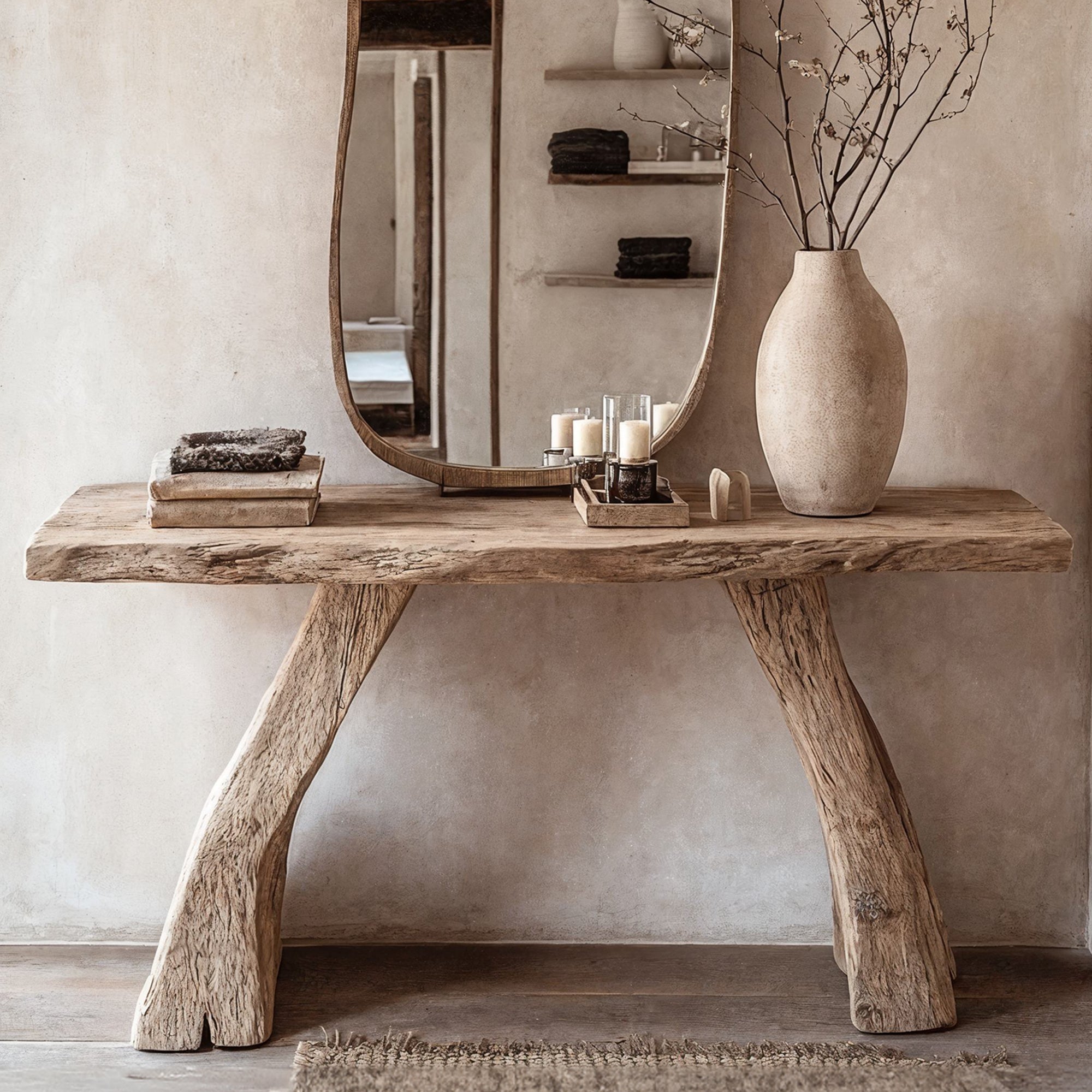 Rustic Console Table Handcraft CT49