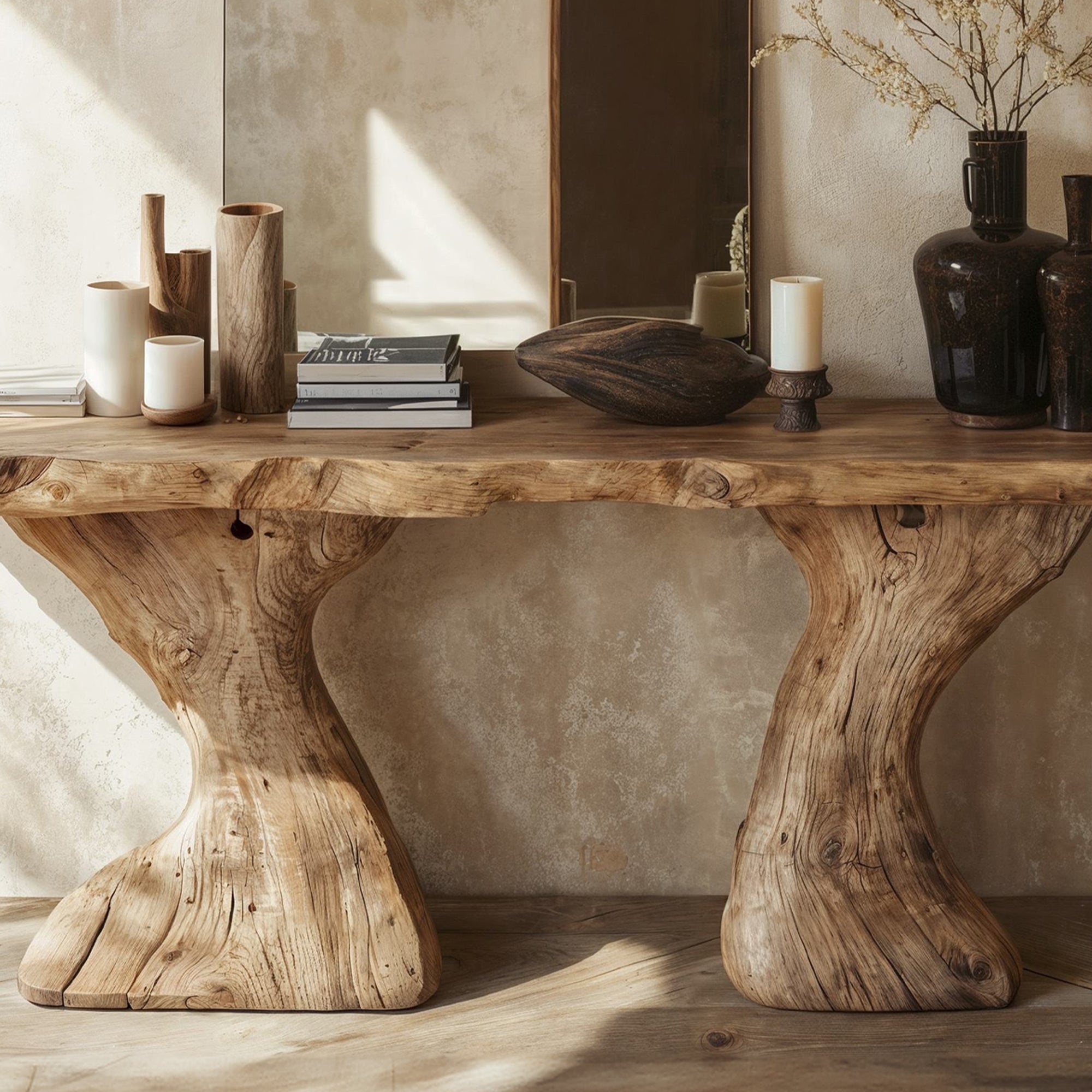 Rustic Entry Console Table Decorative CT54