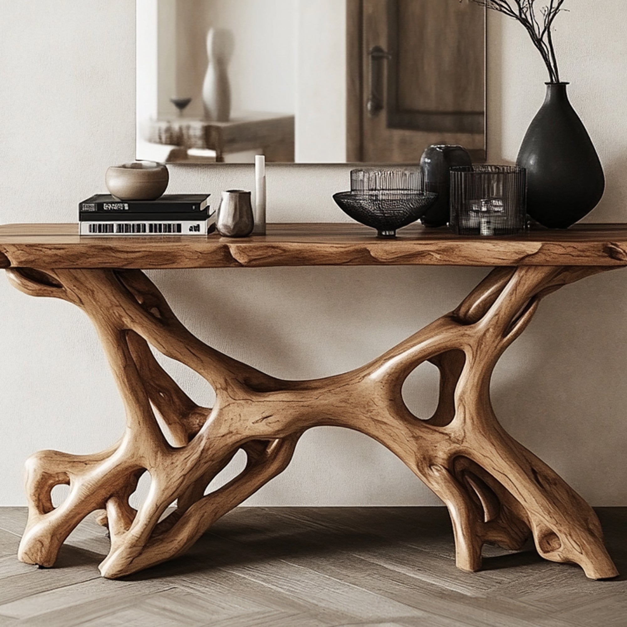 Rustic Console Table Handcrafted CT43