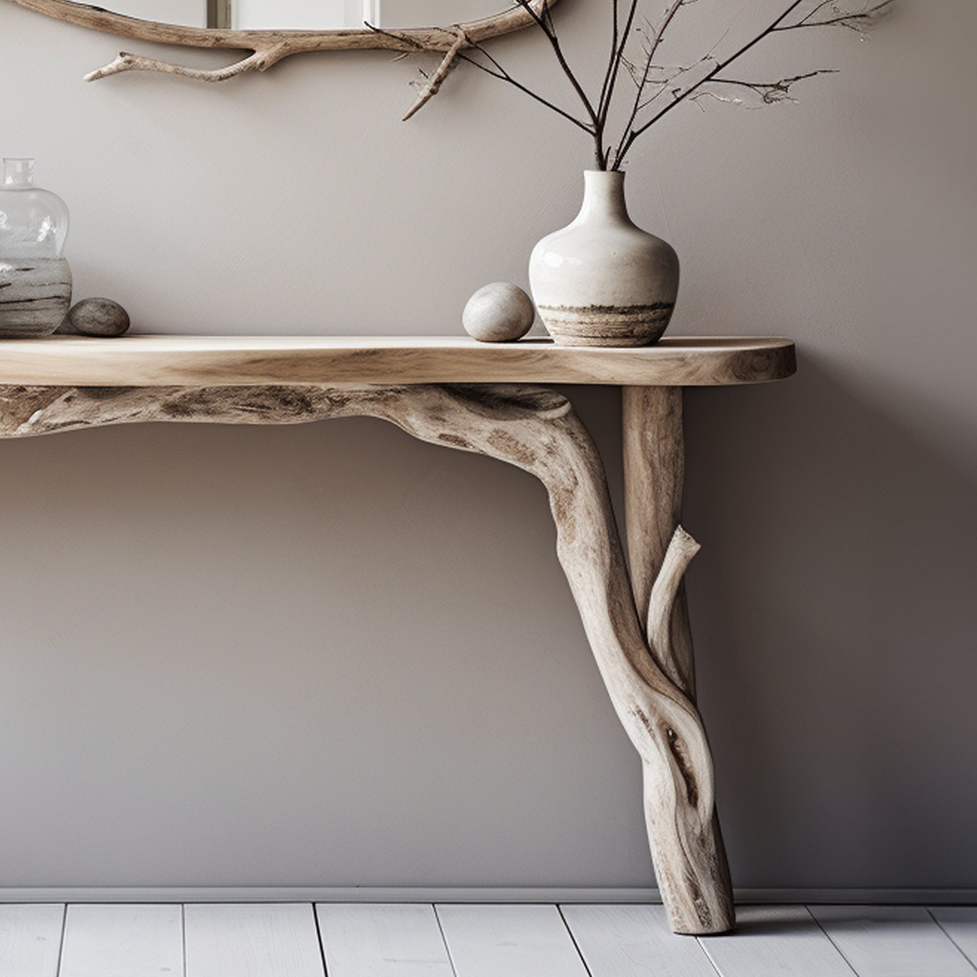 Farmhouse Console Table With Rustic Style For Entryways SILDTCS019