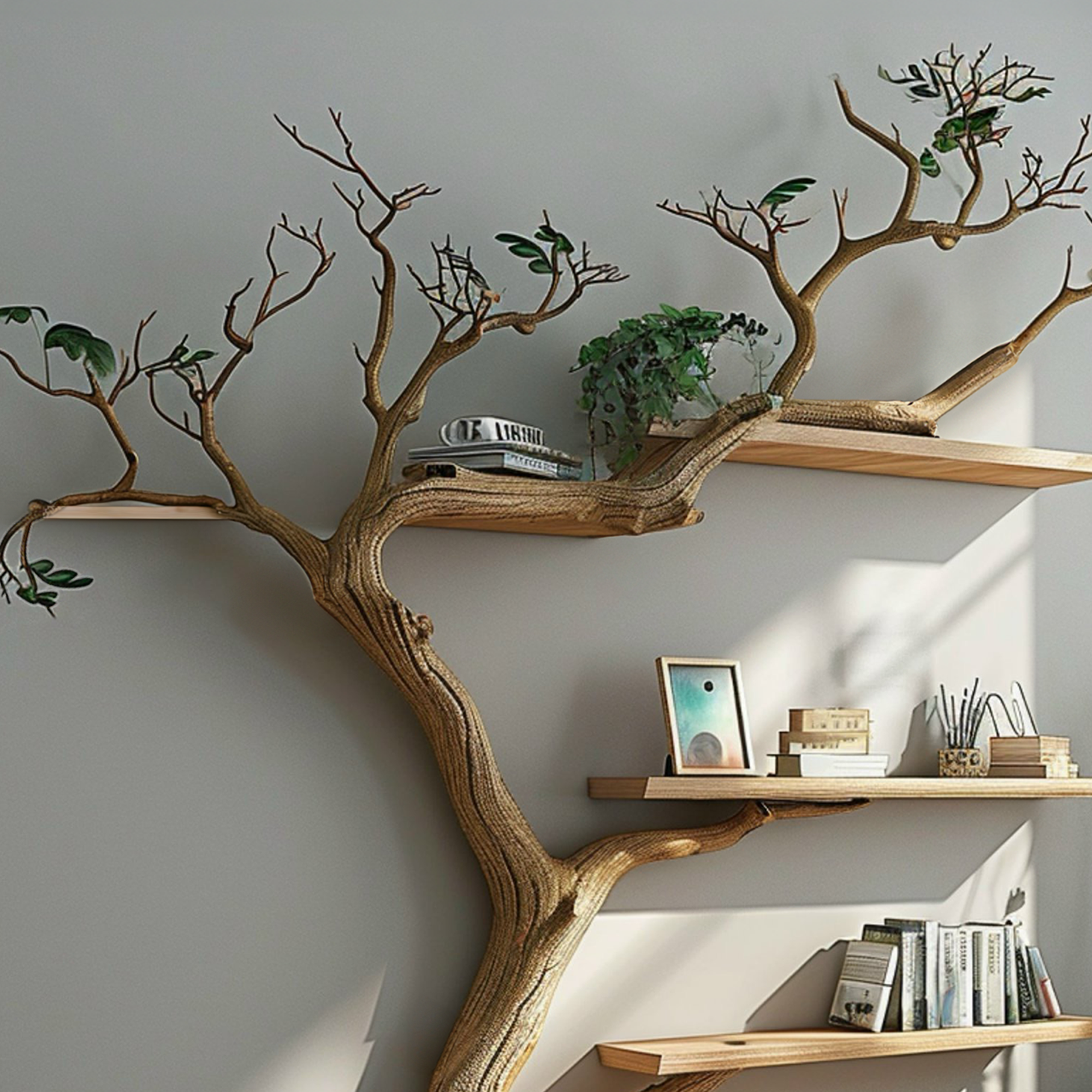 Tree Branch Bookshelf Decorations SINLTB068