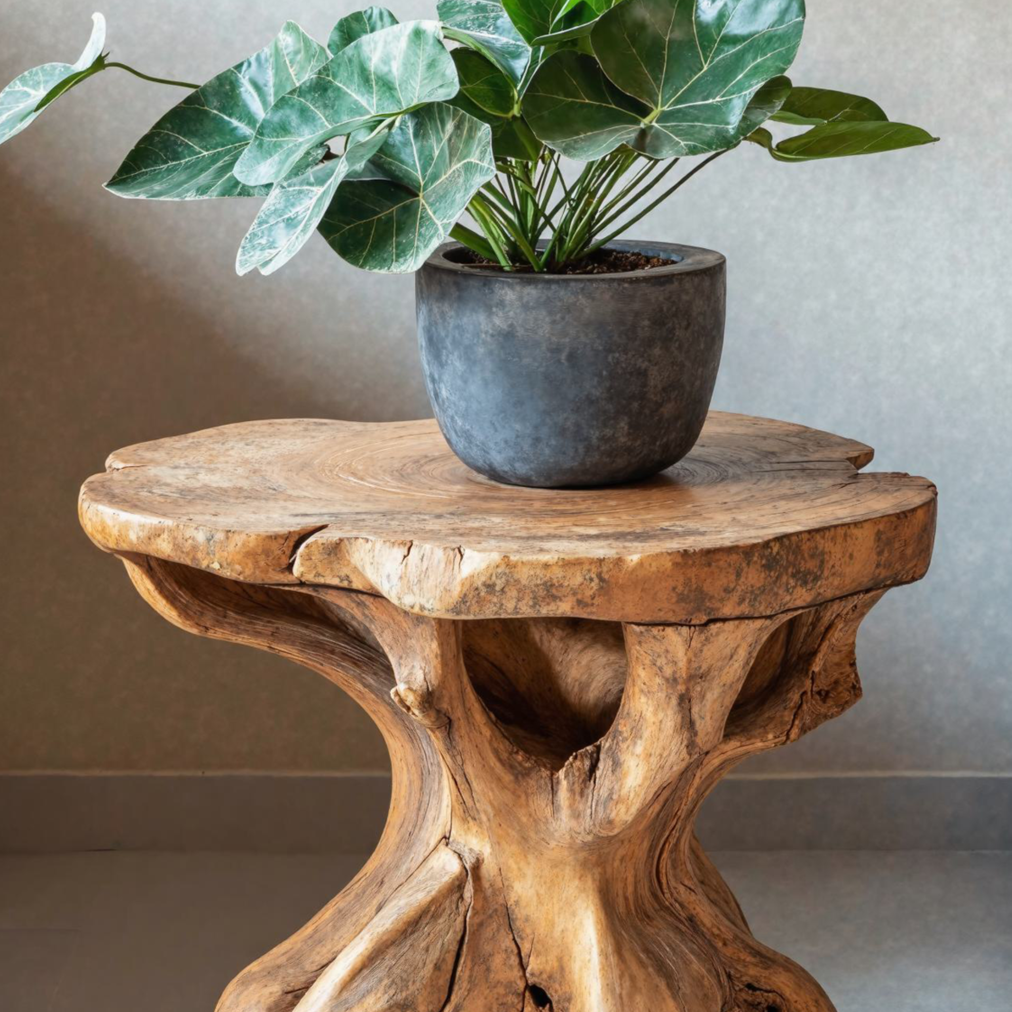 Farmhouse Solid Wood End Table Handmade Table SILDTEN013