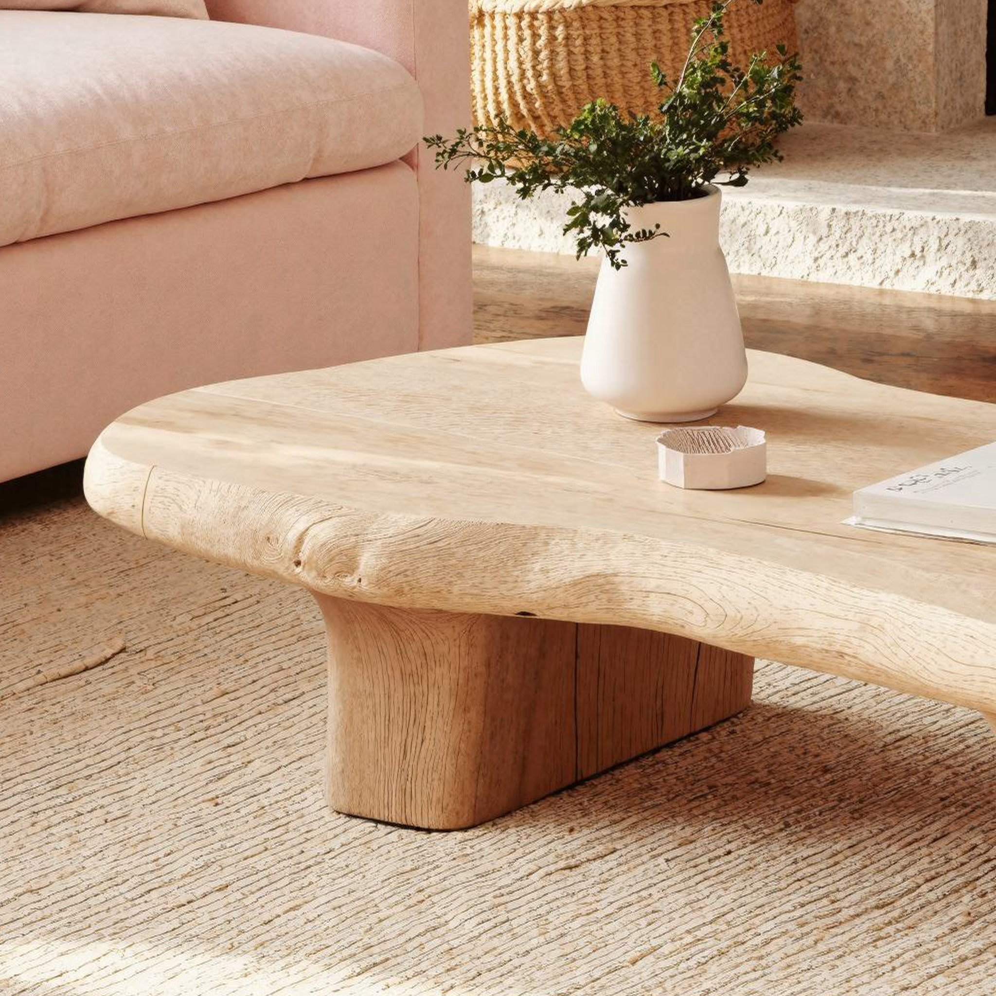 Natural Modern Wood Coffee Table Home Decor SILDTCF069