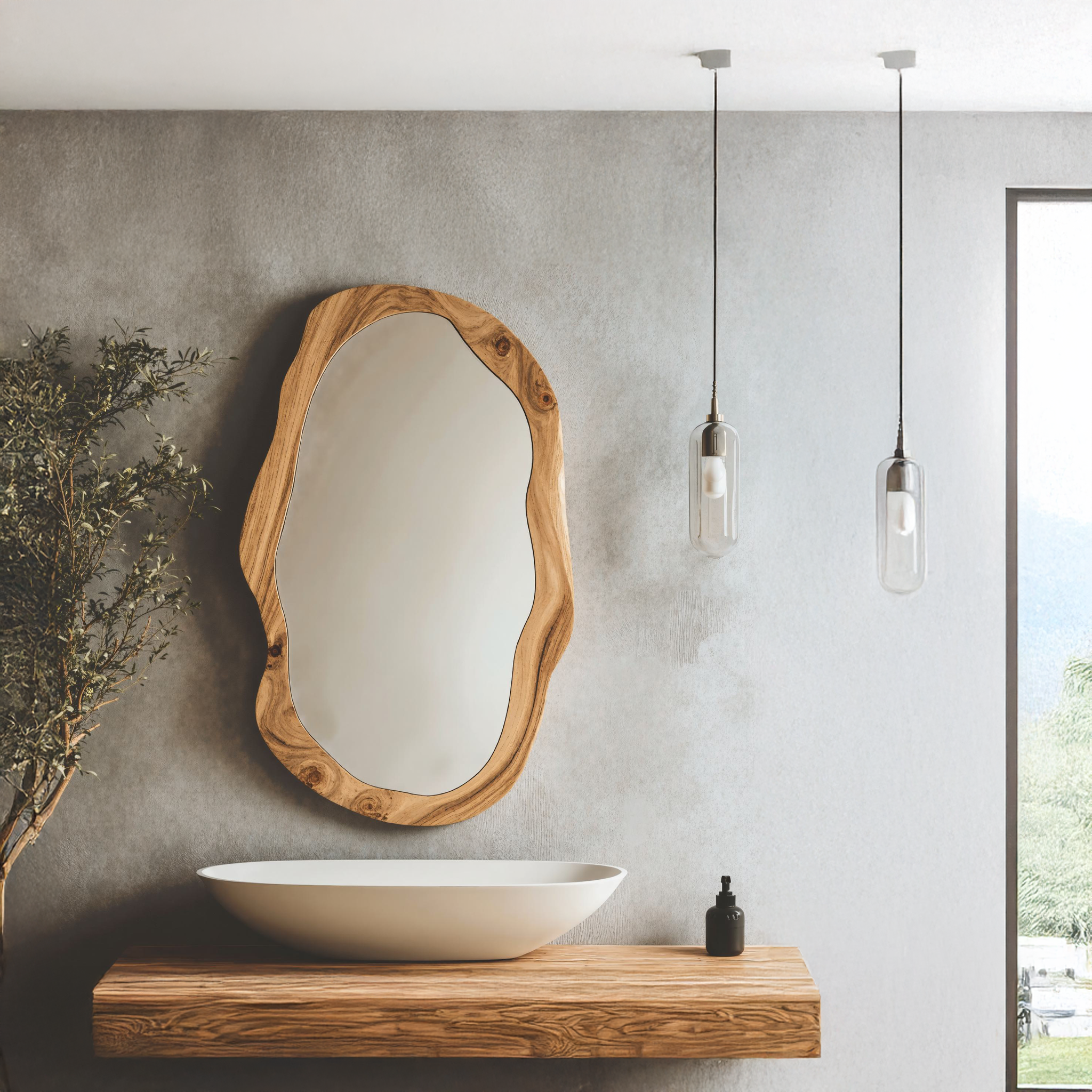 Wall Mirror Decorative For Entryway Hall SILDTMI004