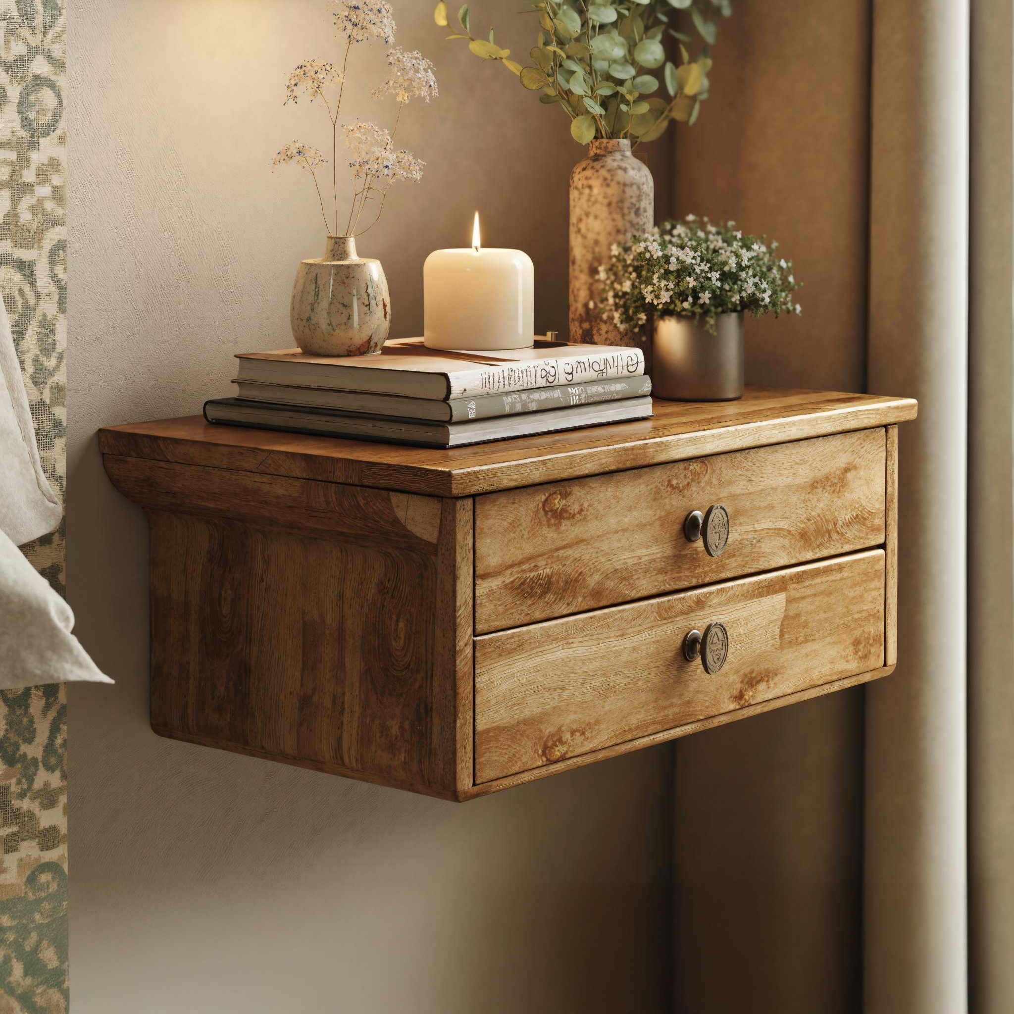 Floating Nightstand Bedside Shelf SILDTNS005