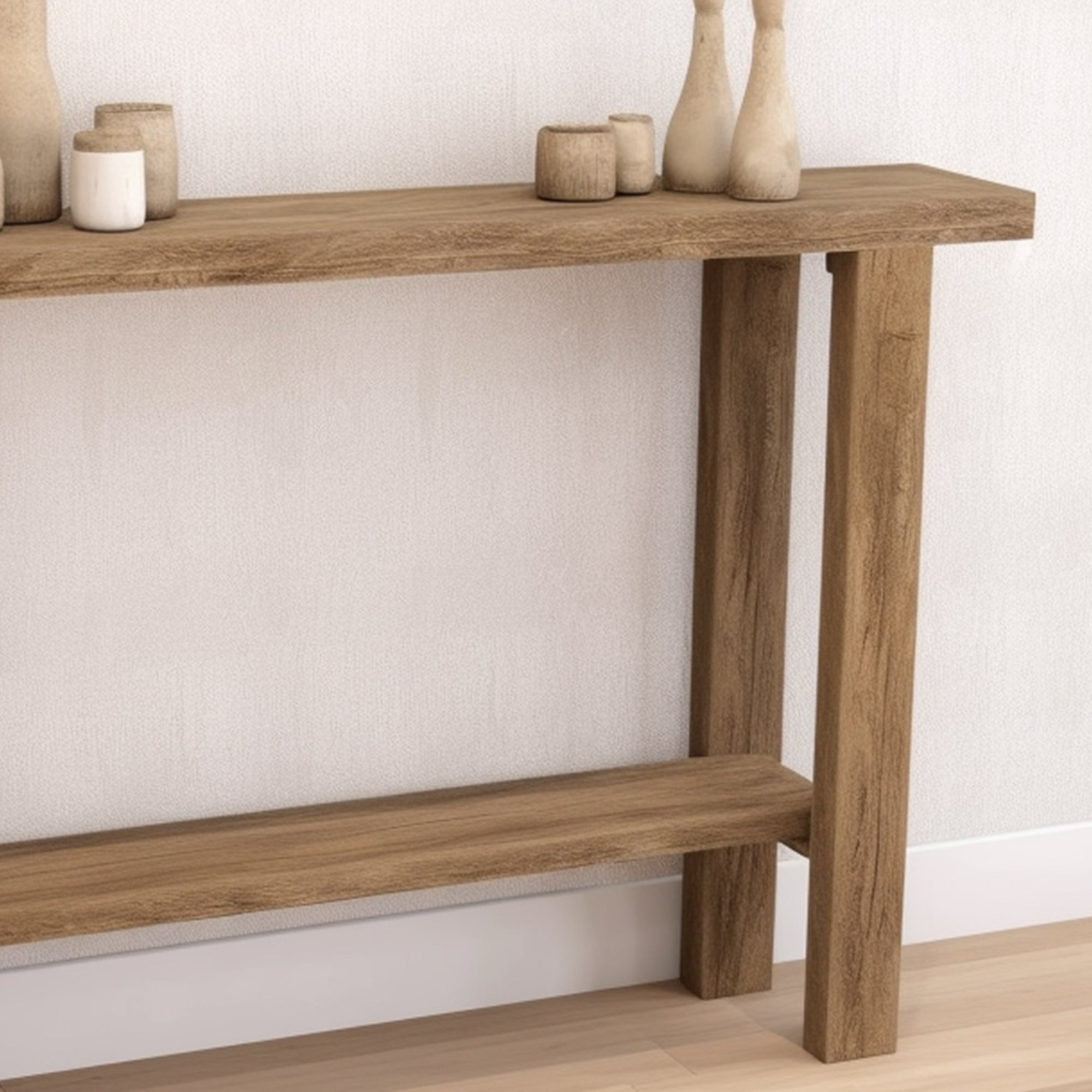 Rustic Console Table Farmhouse SILDTCS001