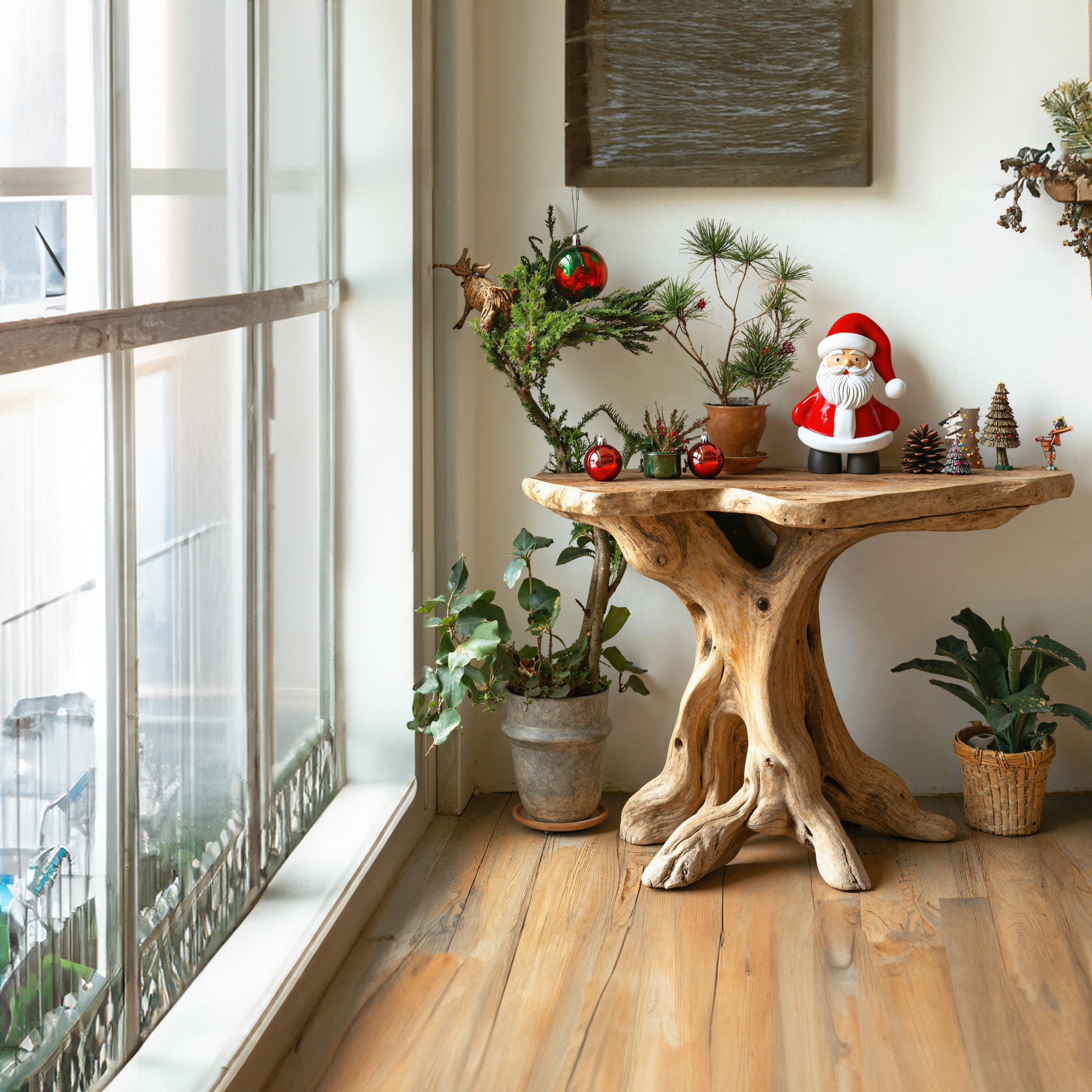 Reclaimed Wood End Table Farmhouse End Table Xmas Decor SILDTENC023