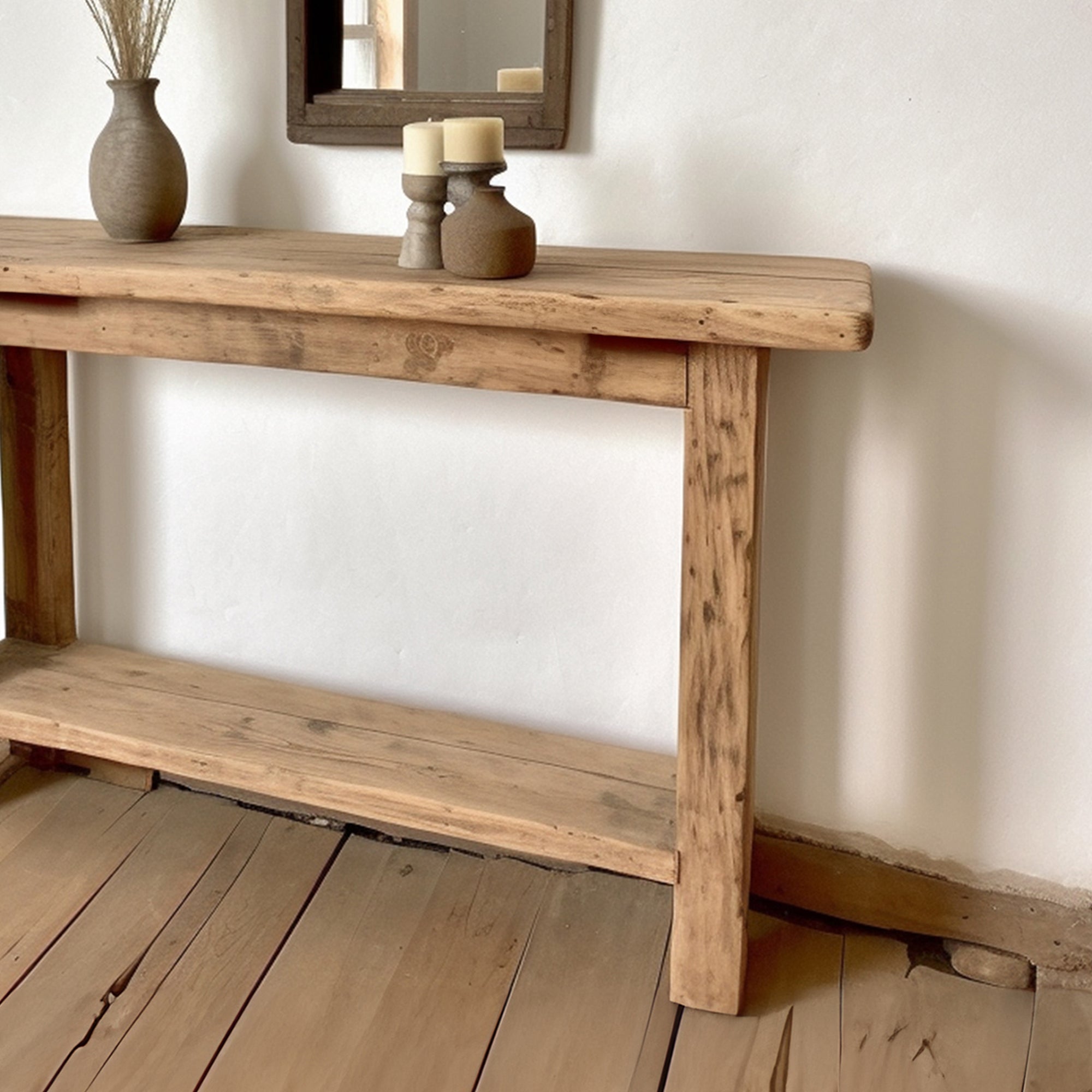 Rustic Side Table Modern Custom SILDTCS002