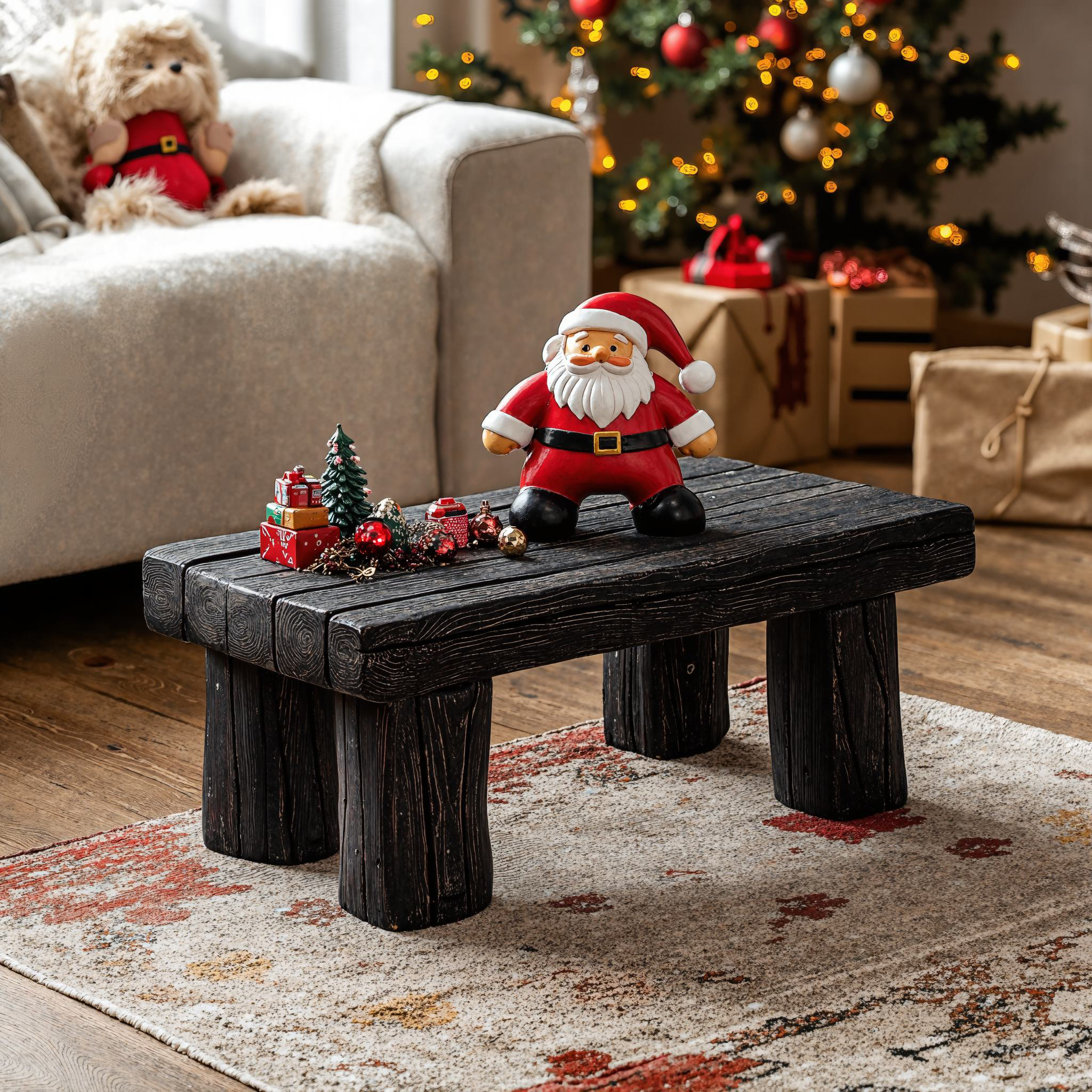 Reclaimed Wood Coffee Table Xmas Decor SILDTCFC005