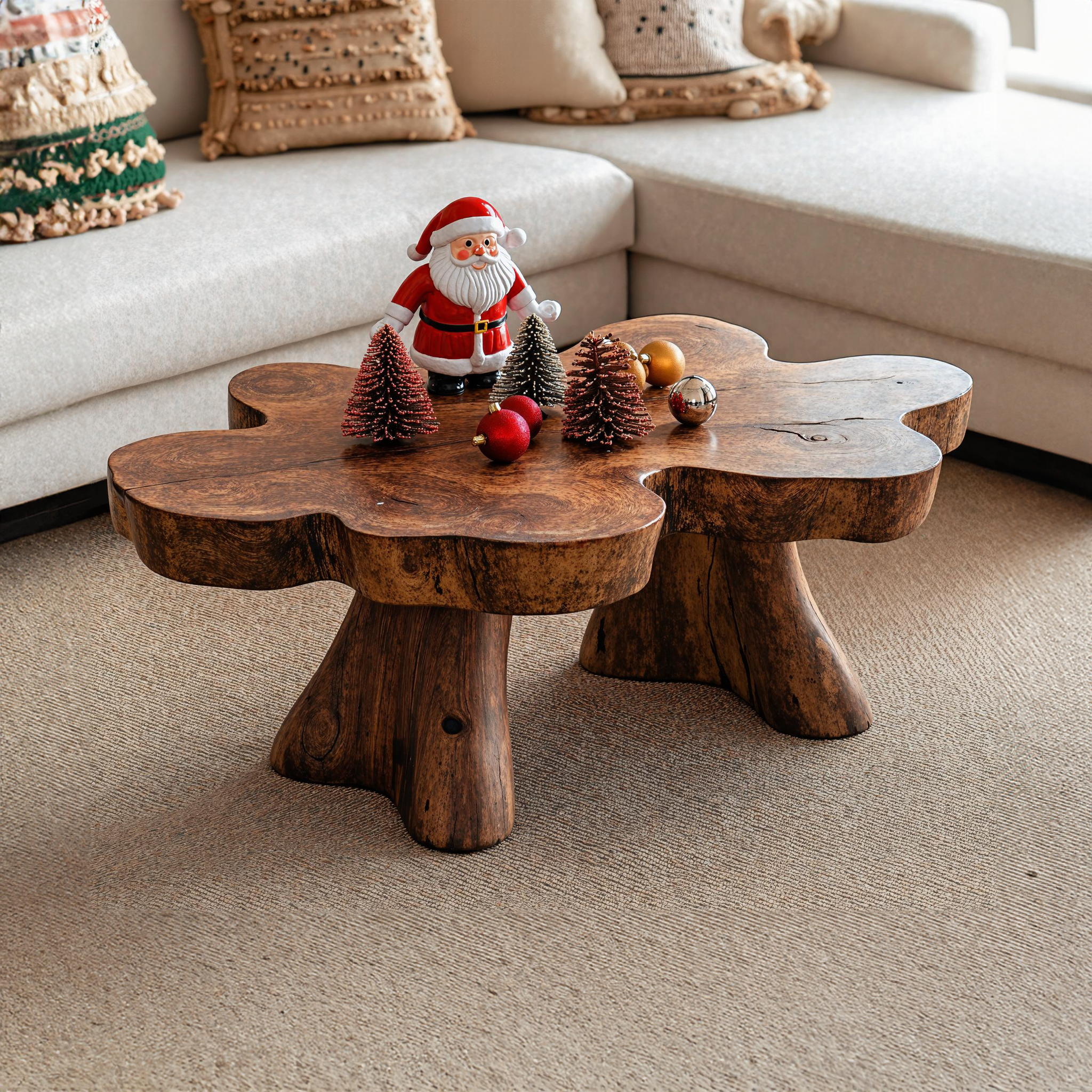 Reclaimed Coffee Table Wood Xmas Decor SILDTCFC021