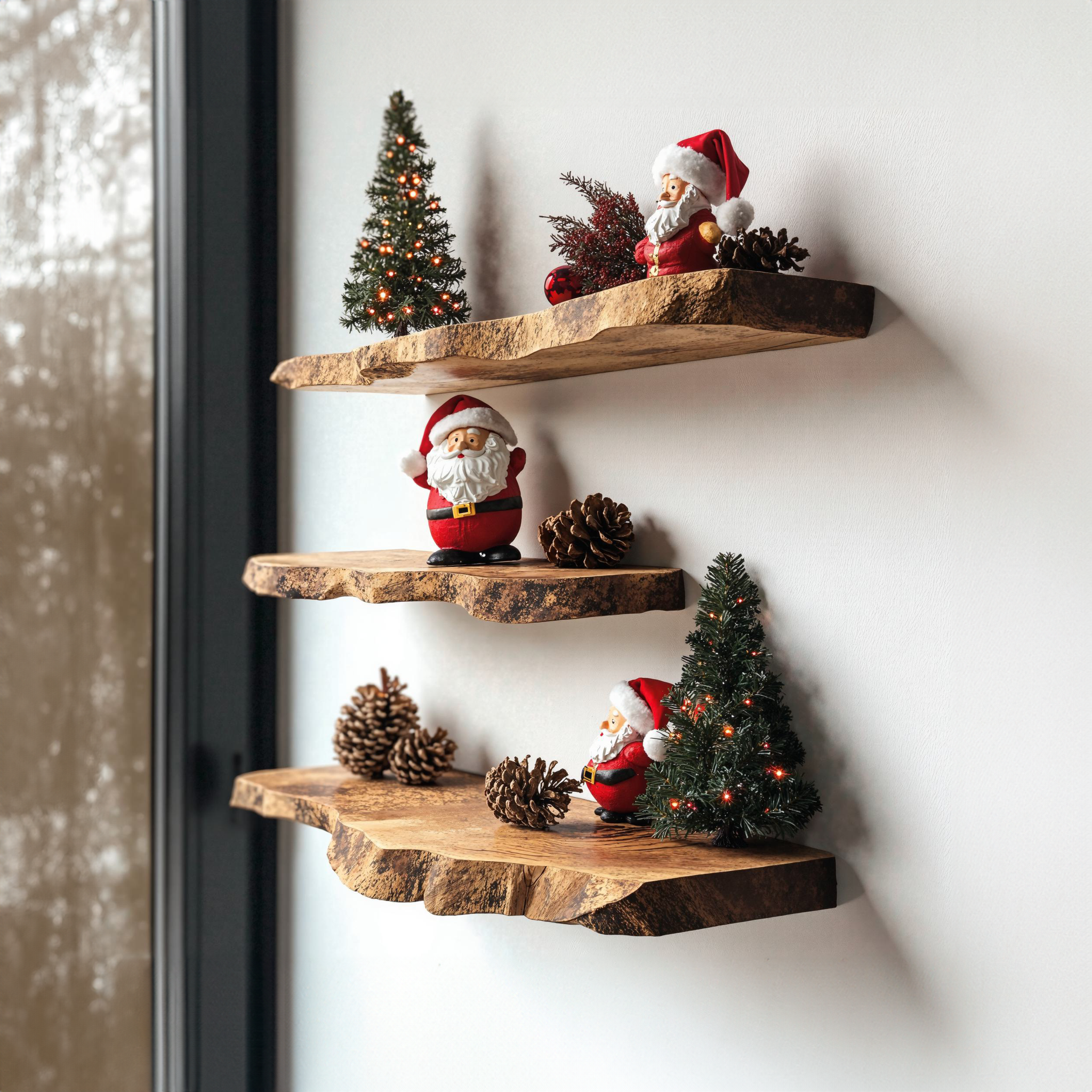 Wall Floating Shelf Christmas Unique Decor SILDTFL074