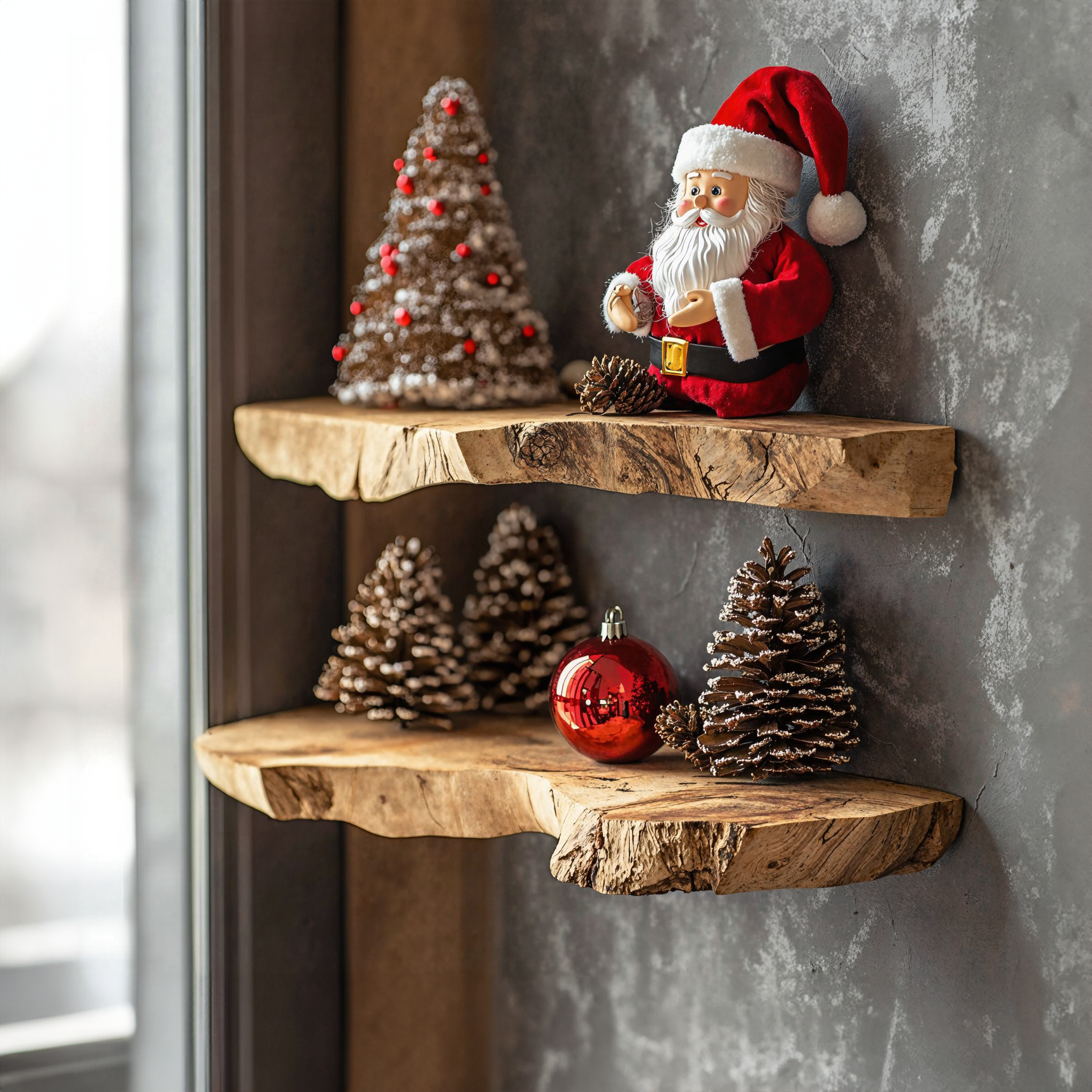 Floating Edge Shelves Wall Shelves Christmas Decor SILDTFL086