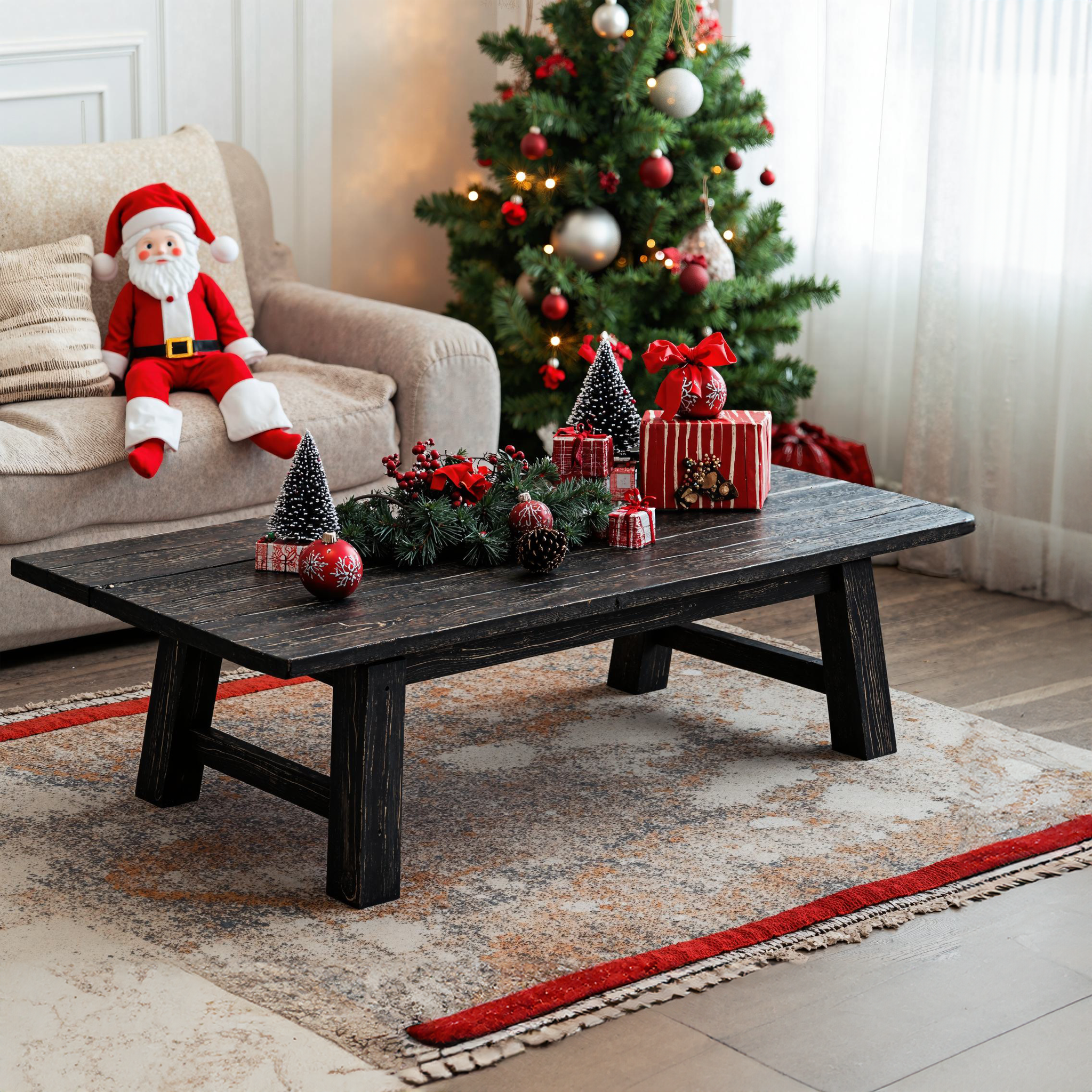 Handcrafted Coffee Table Christmas Decor SILDTCFC004