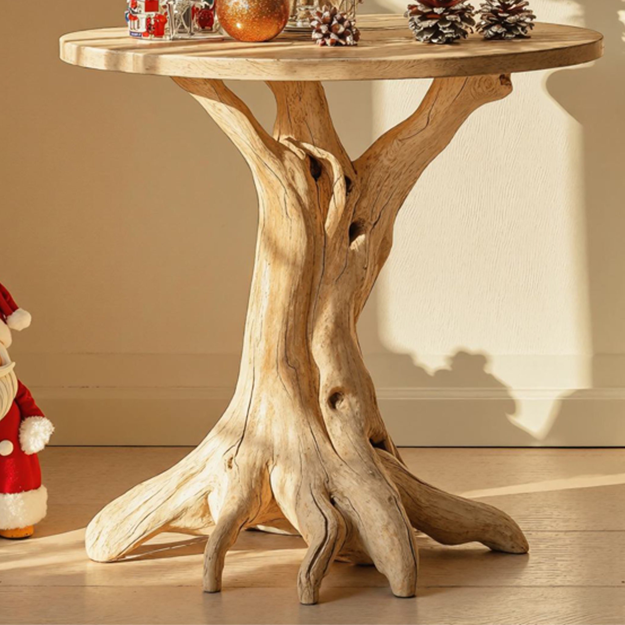 Living Edge End Table Christmas End Table Decor SILDTENC036