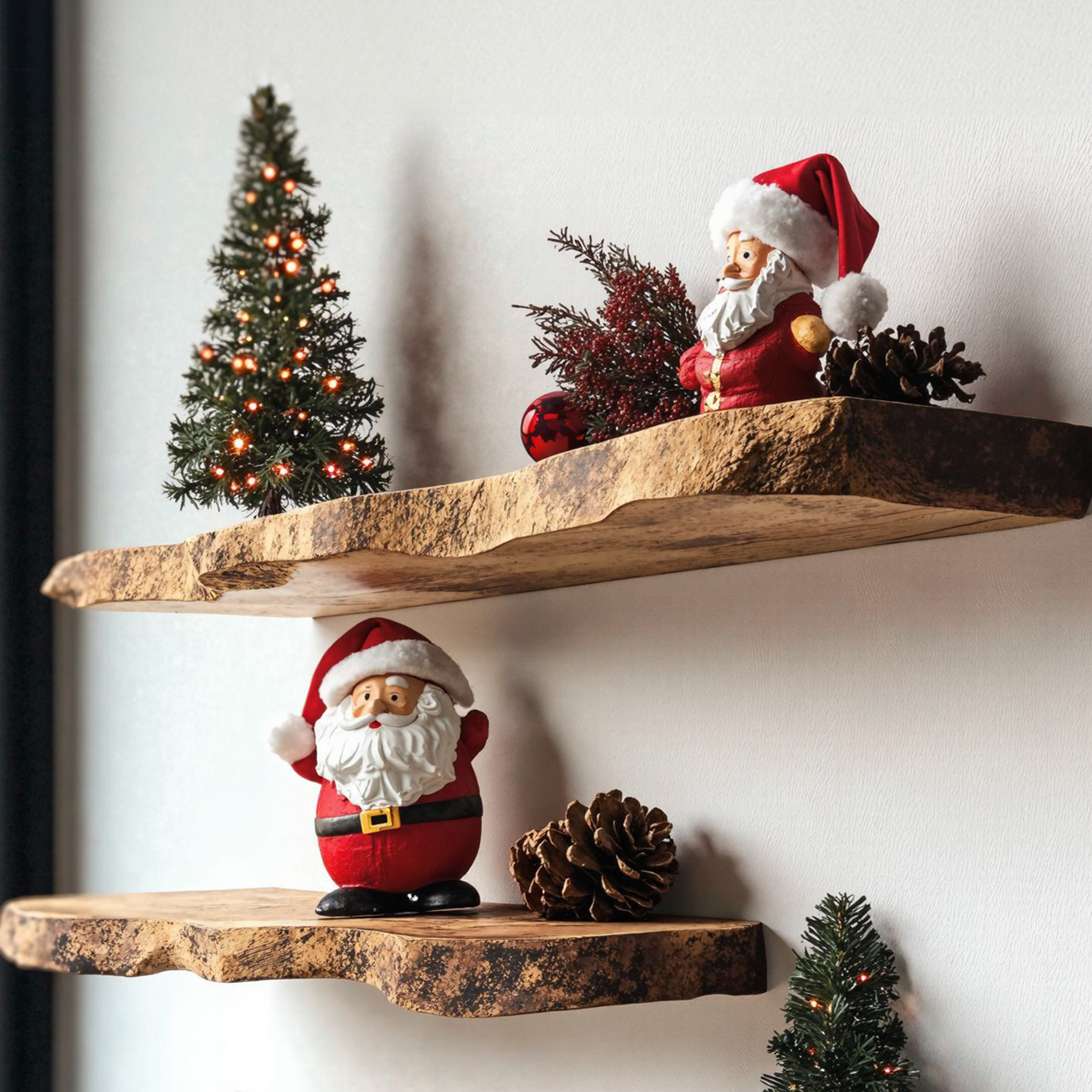 Wall Floating Shelf Christmas Unique Decor SILDTFL074