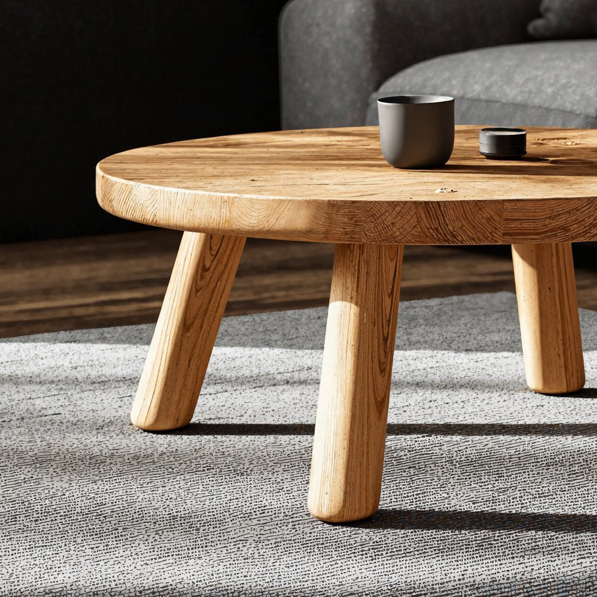 Oak Coffee Table Handcrafted SILDTCF033