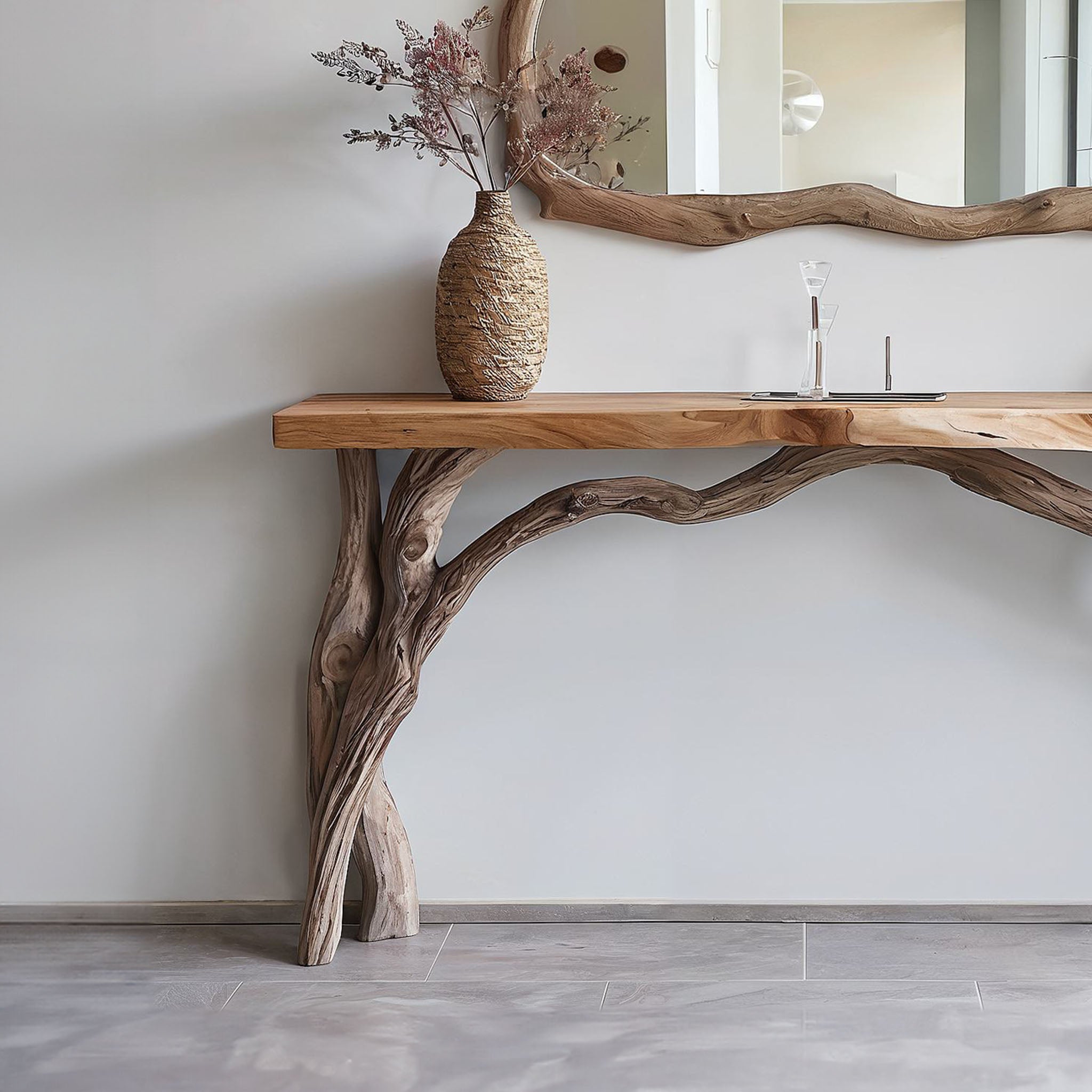 Floating Edge Entryway Table Handcraft SILDTCS080